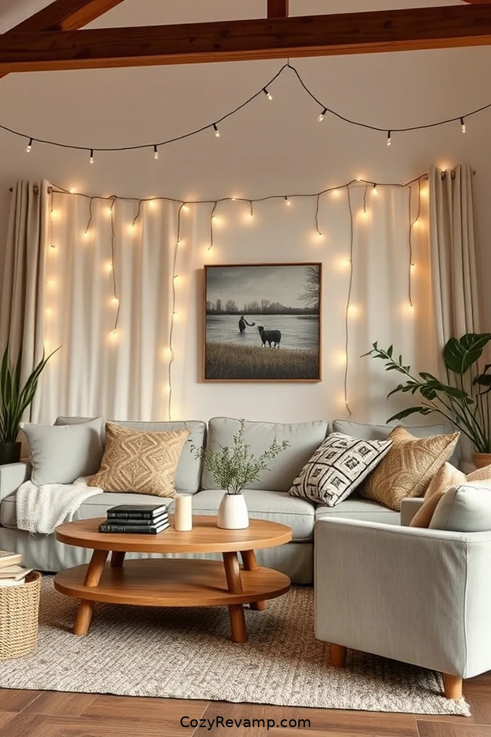 Sustainable Upholstery for 25 Essential Materials for Modern Farmhouse Living Rooms With Solar-Powered Lights