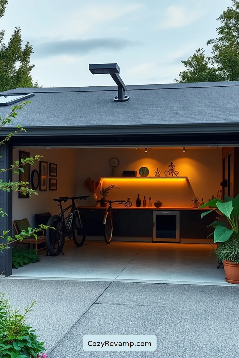 25 Essential Materials for a Mid-Century Modern Garage With Solar-Powered Lights 19 Stylish Bike Racks for 25 Essential Materials for a Mid-Century Modern Garage With Solar-Powered Lights
