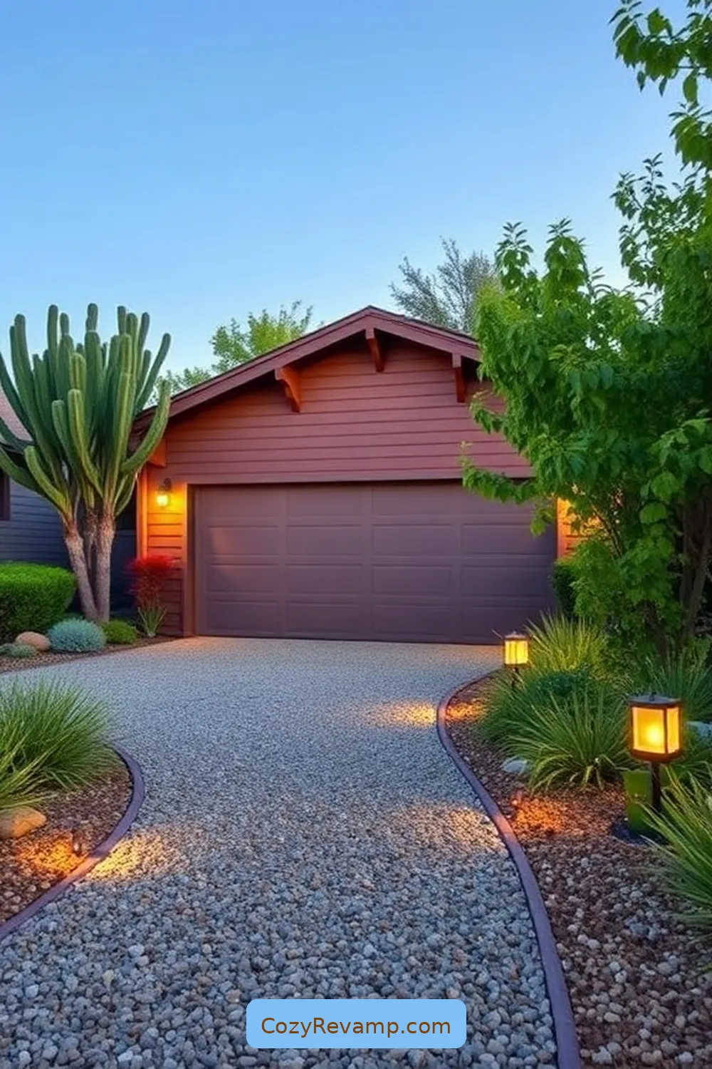 25 Essential Materials for a Mid-Century Modern Garage With Solar-Powered Lights 20 Sustainable Landscaping Elements for 25 Essential Materials for a Mid-Century Modern Garage With Solar-Powered Lights