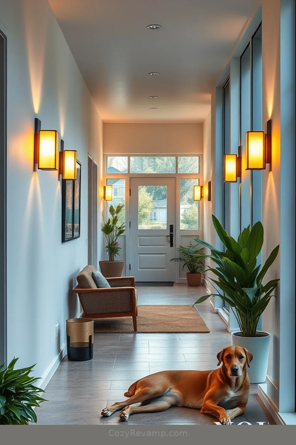 Solar-Powered Wall Sconces for 25 Essential Materials for a Mid-Century Modern Hallway With Solar-Powered Lights