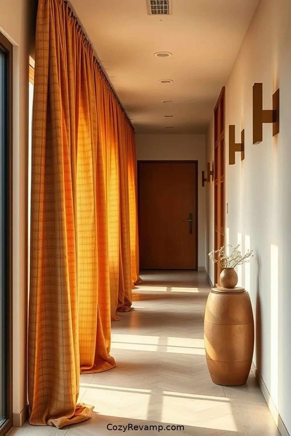 Textured Fabrics for 25 Essential Materials for a Mid-Century Modern Hallway With Solar-Powered Lights