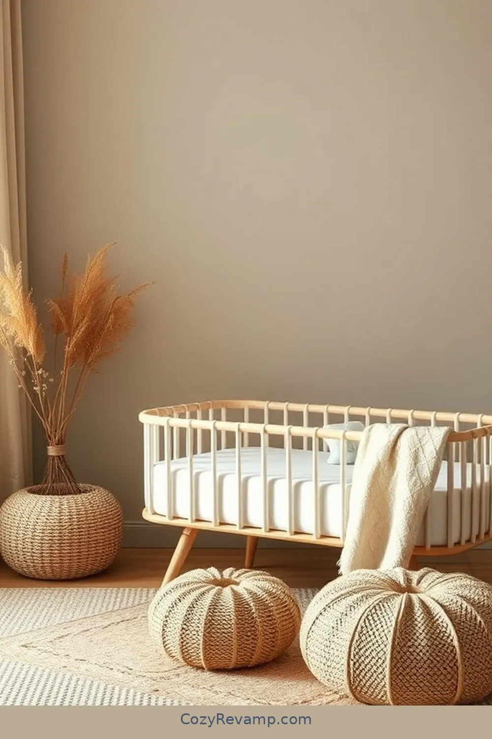 25 Essential Tips for a Minimalist Nursery Using Natural Fibers 20 Incorporate Dried Flowers for Natural Decor for 25 Essential Tips for a Minimalist Nursery Using Natural Fibers