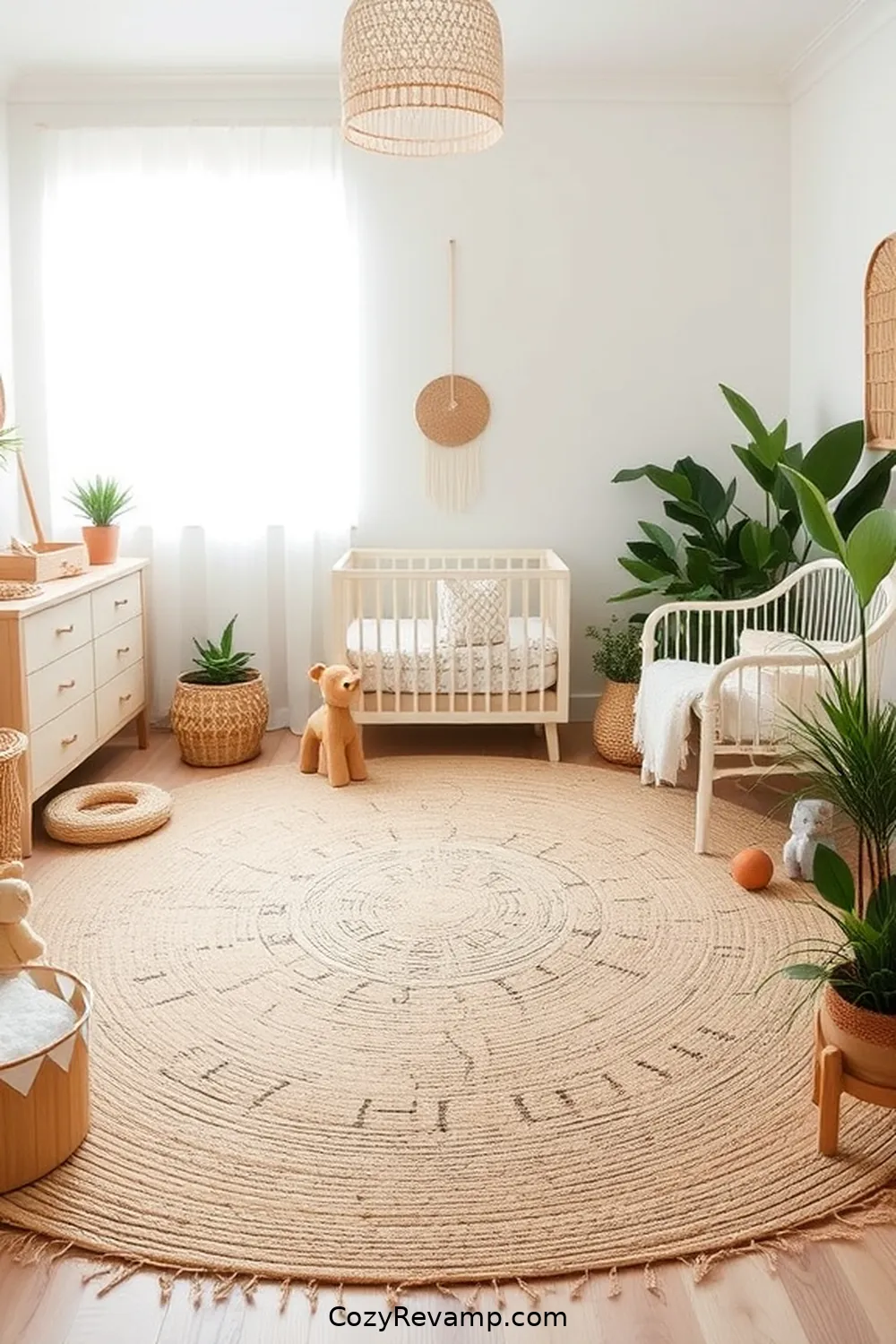 25 Essential Tips for a Minimalist Nursery Using Natural Fibers 4 Incorporate Jute Rugs for Texture for 25 Essential Tips for a Minimalist Nursery Using Natural Fibers