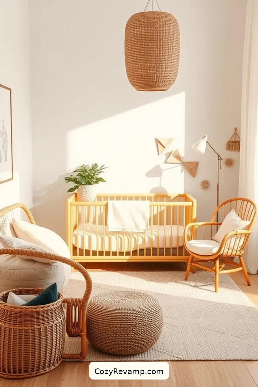 25 Essential Tips for a Minimalist Nursery Using Natural Fibers 6 Select Rattan Furniture for a Natural Touch for 25 Essential Tips for a Minimalist Nursery Using Natural Fibers