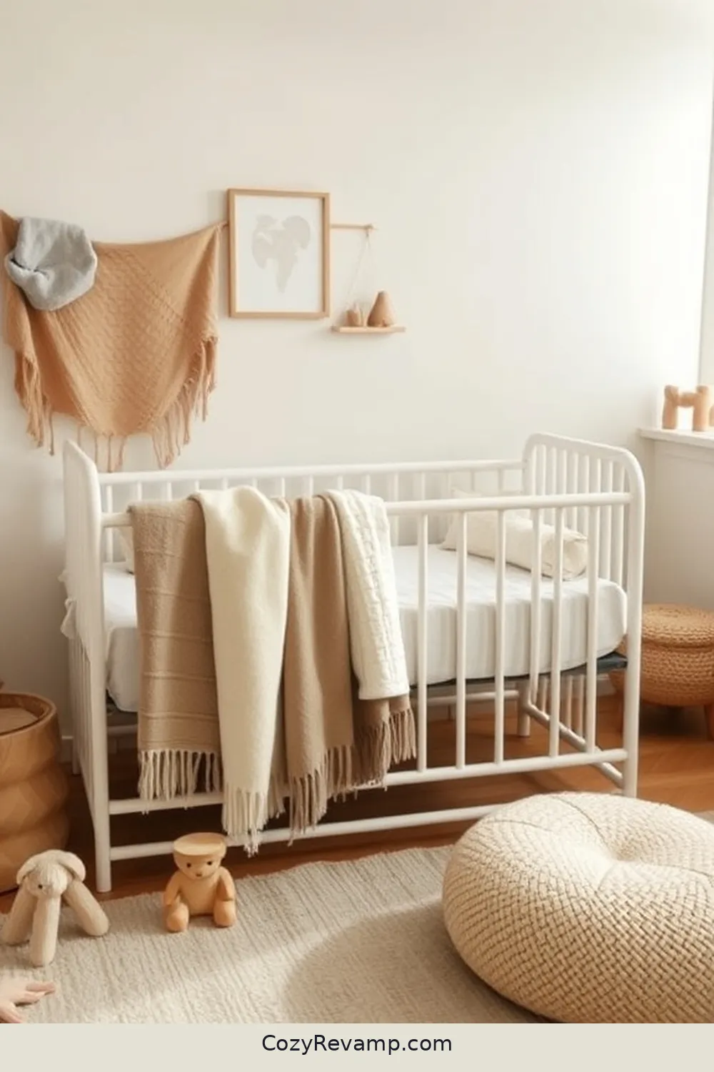 25 Essential Tips for a Minimalist Nursery Using Natural Fibers 5 Use Wool Blankets for Warmth and Comfort for 25 Essential Tips for a Minimalist Nursery Using Natural Fibers