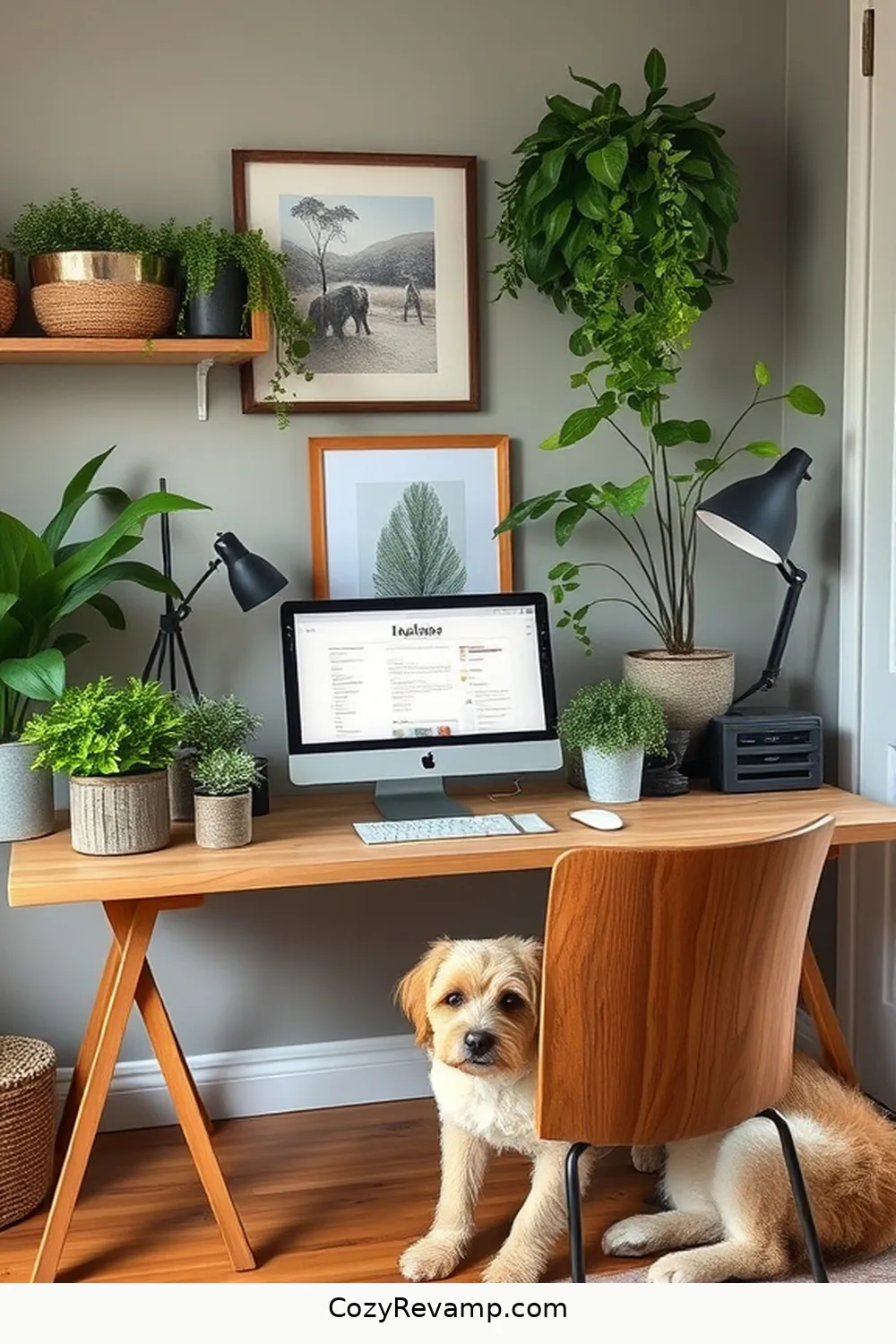 25 Essentials for a Modern Farmhouse Home Office Using Reclaimed Materials 15 14. Upcycled Planters for 25 Essentials for a Modern Farmhouse Home Office Using Reclaimed Materials