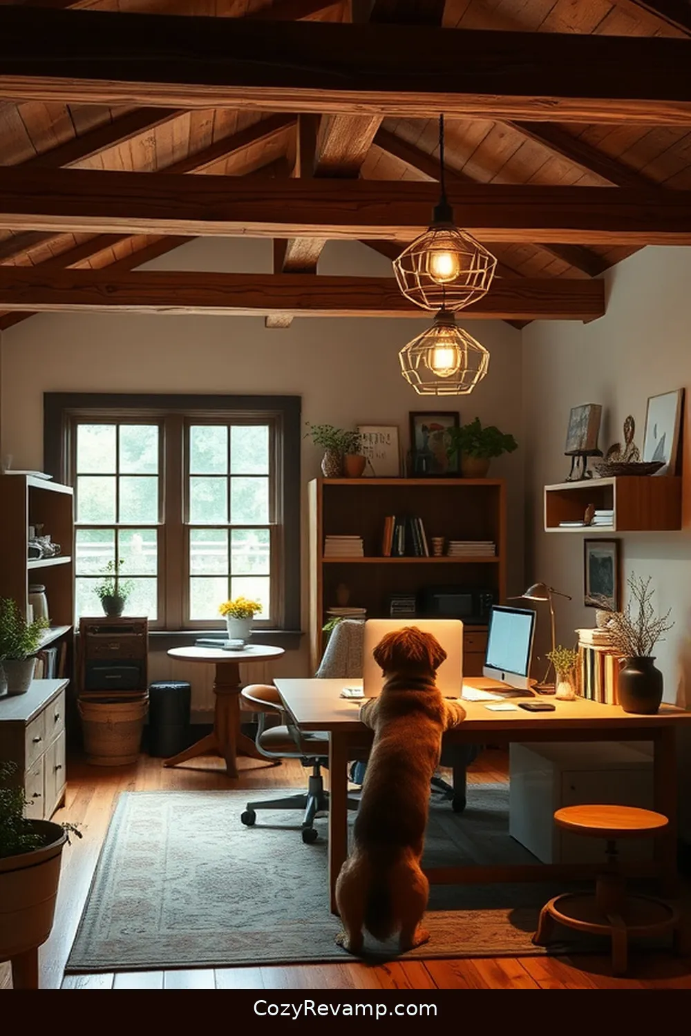 25 Essentials for a Modern Farmhouse Home Office Using Reclaimed Materials 5 4. Rustic Lighting Fixtures for 25 Essentials for a Modern Farmhouse Home Office Using Reclaimed Materials