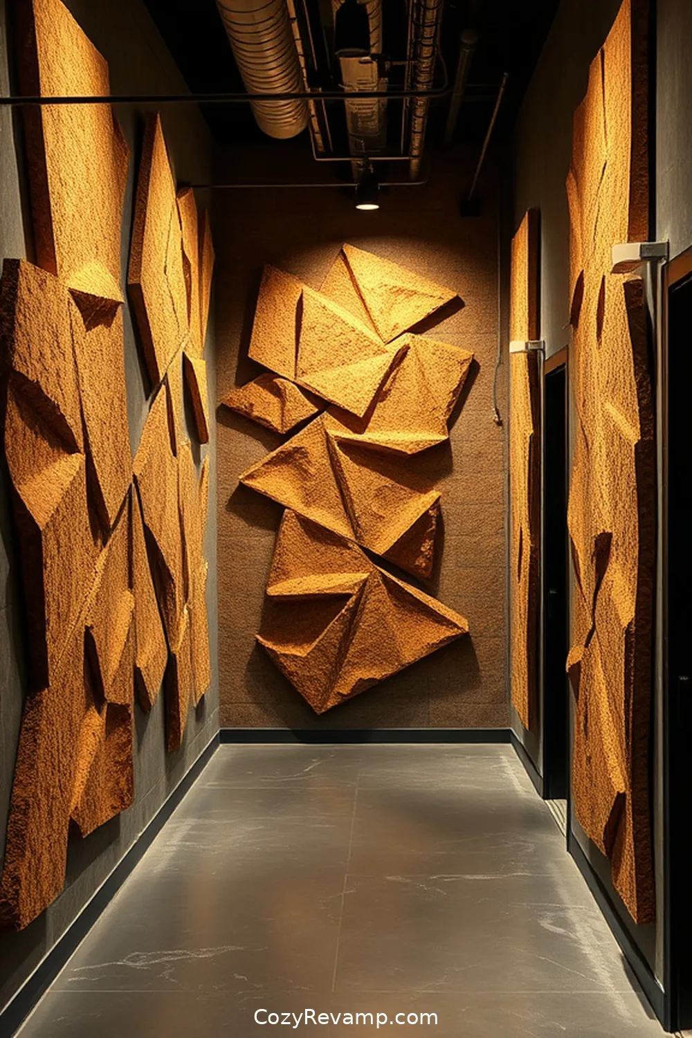 17. Cork Wall Art Installations for 25 Inspiring Ideas for Industrial Hallways Featuring Cork Material