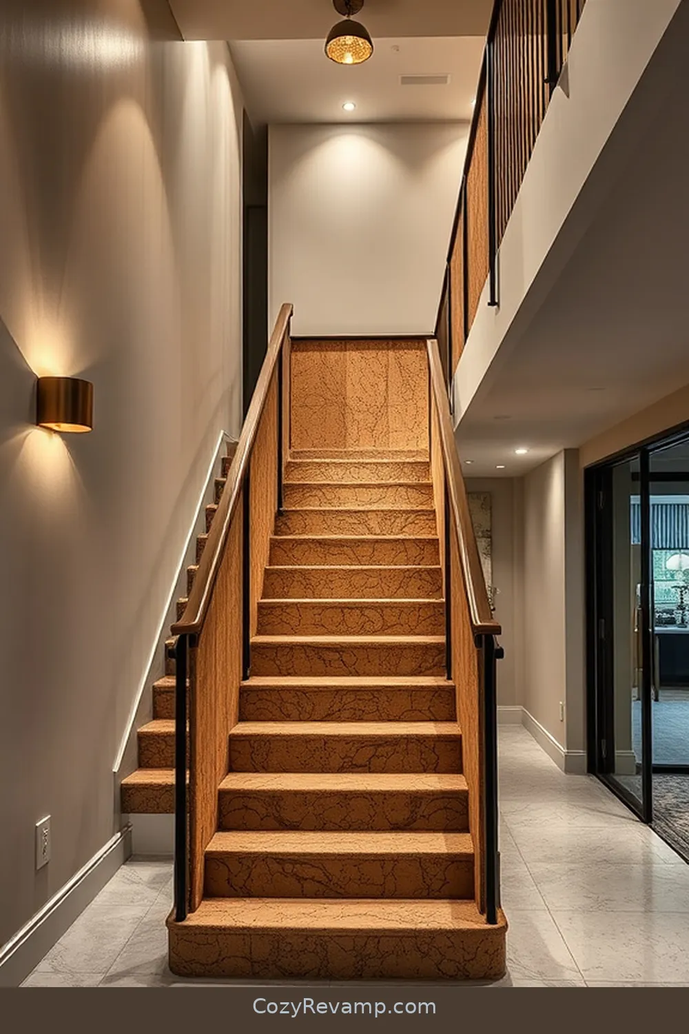 18. Cork Staircase Balustrades for 25 Inspiring Ideas for Industrial Hallways Featuring Cork Material