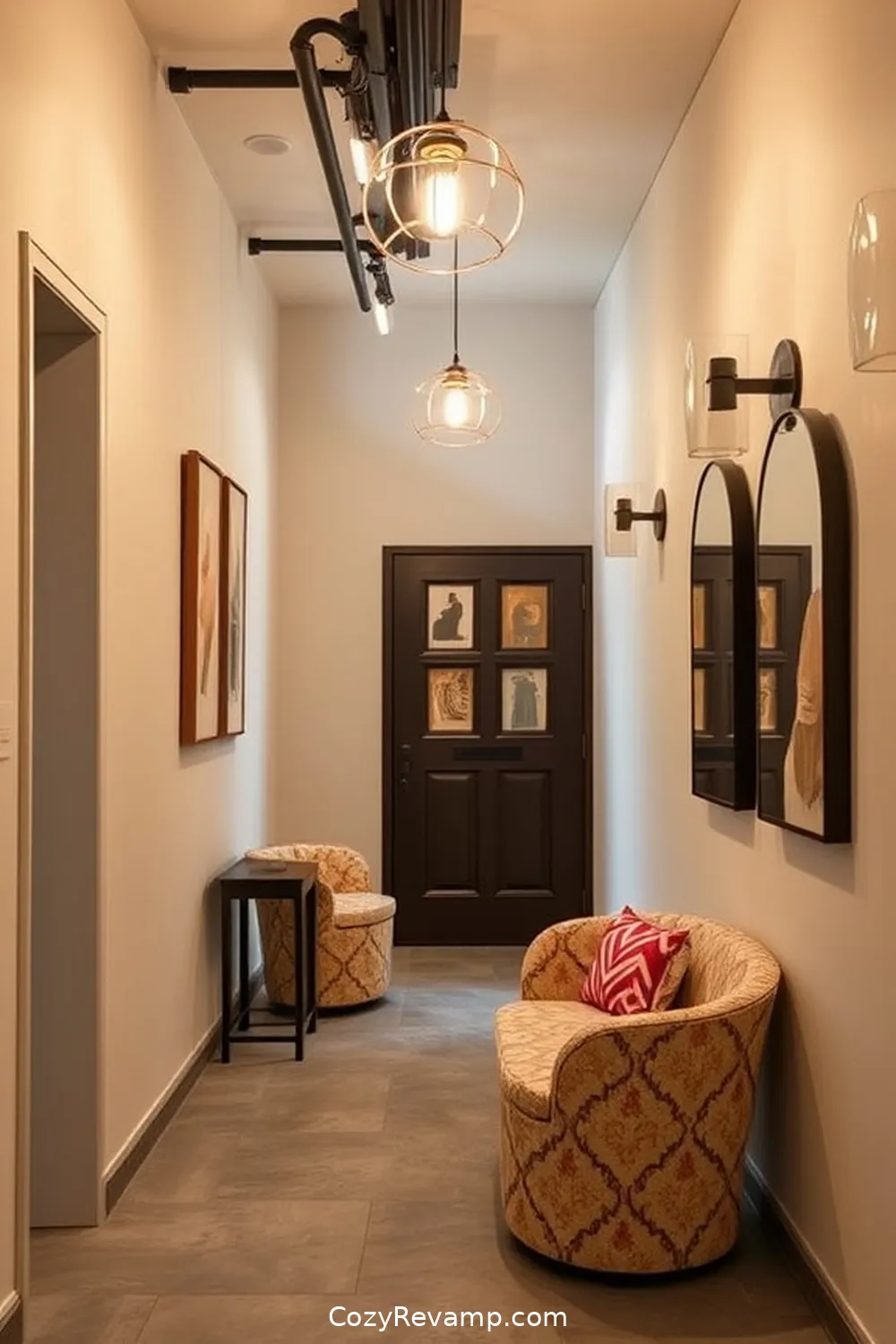 24. Cork-Infused Decorative Accents for 25 Inspiring Ideas for Industrial Hallways Featuring Cork Material