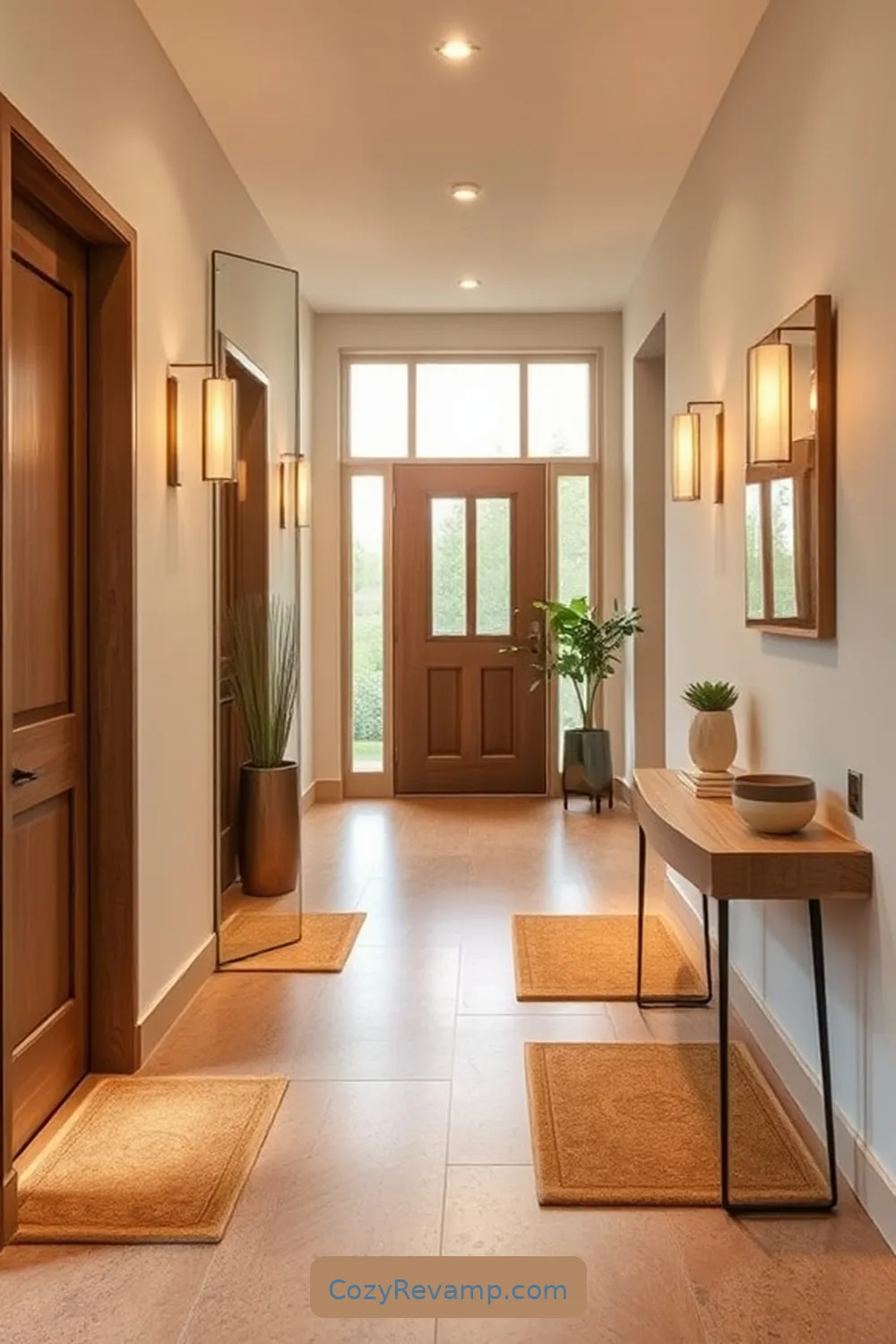 25 Inspiring Ideas for Mid-Century Modern Hallways Featuring Cork Material 21 Cork Door Mats for a Warm Welcome for 25 Inspiring Ideas for Mid-Century Modern Hallways Featuring Cork Material