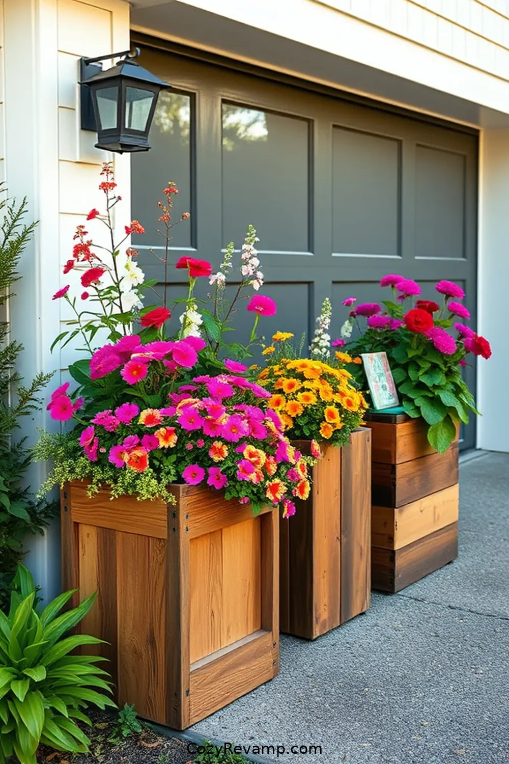 25 Inspiring Ideas for a Modern Farmhouse Garage Featuring Reclaimed Materials 26 Reclaimed Timber Planters for Outdoor Aesthetics for 25 Inspiring Ideas for a Modern Farmhouse Garage Featuring Reclaimed Materials