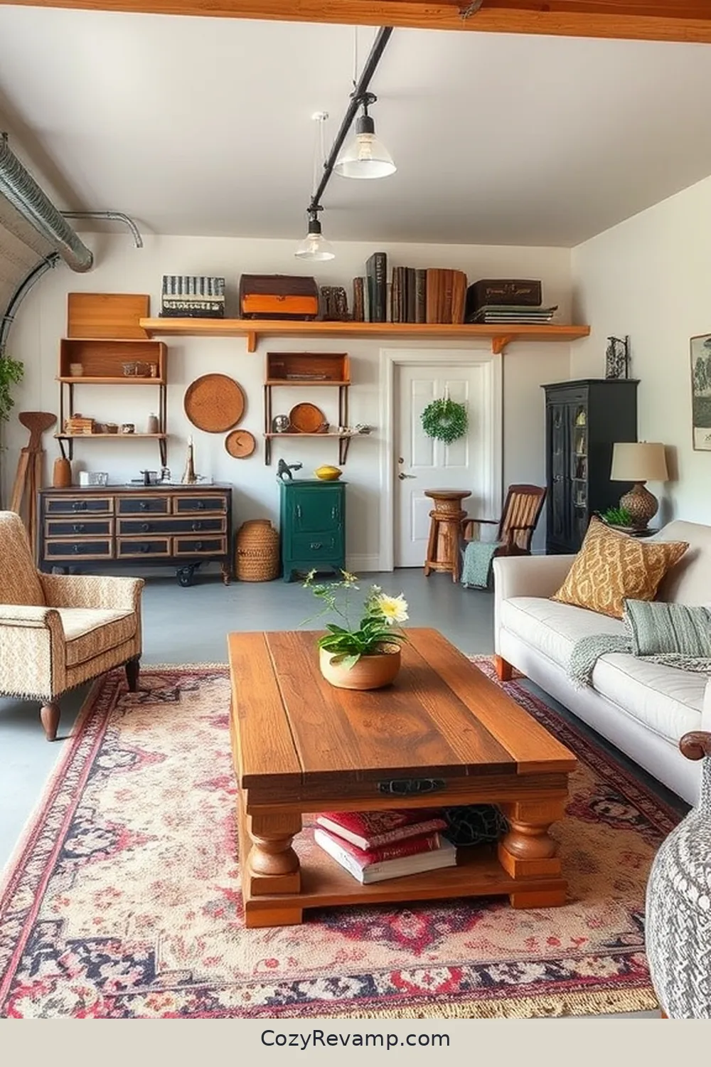 25 Inspiring Ideas for a Modern Farmhouse Garage Featuring Reclaimed Materials 23 Upcycled Furniture for a Cozy Lounge Area for 25 Inspiring Ideas for a Modern Farmhouse Garage Featuring Reclaimed Materials