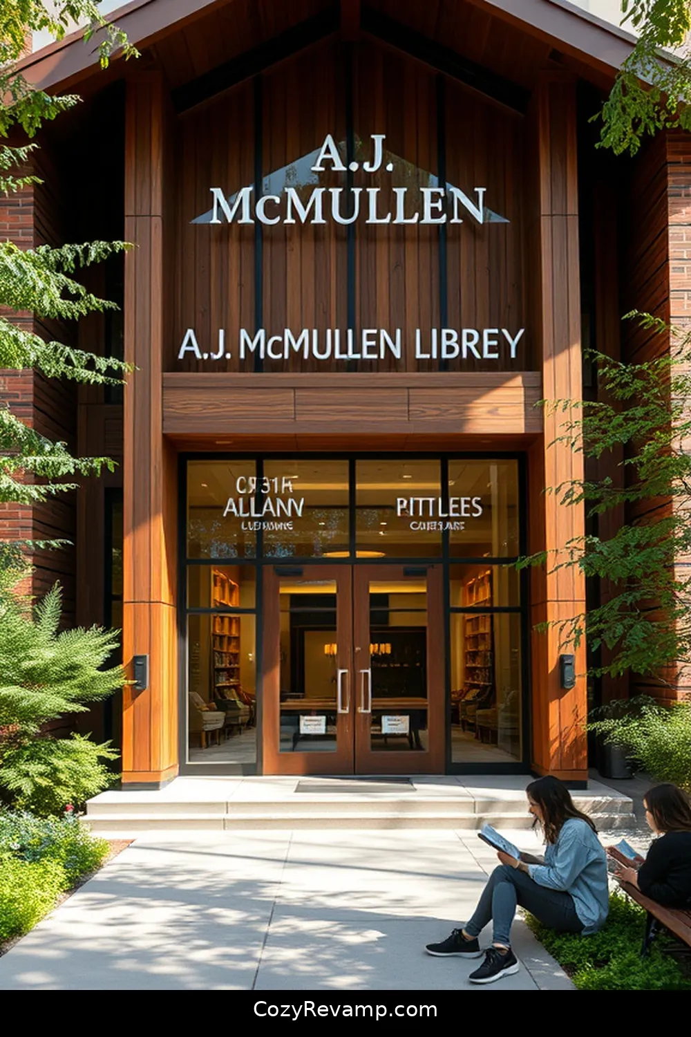 The A.J. McMullen Library, McGill University, Montreal, Canada for 25 Inspiring Mid-Century Modern Libraries With Reclaimed Materials