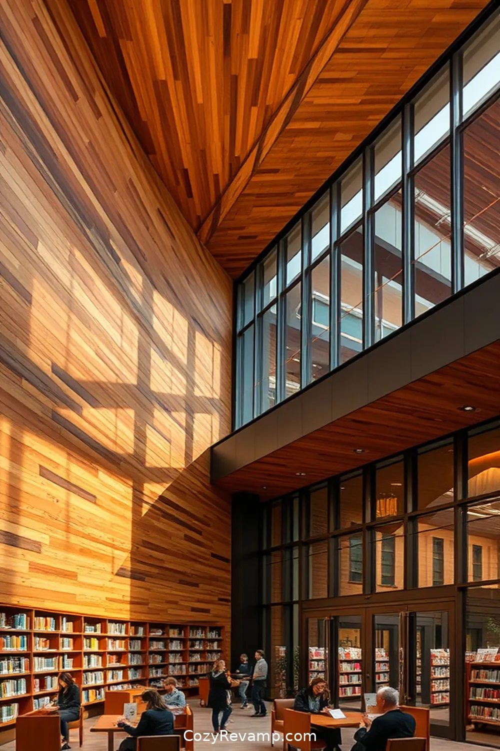 The Denver Public Library, Denver, Colorado for 25 Inspiring Mid-Century Modern Libraries With Reclaimed Materials