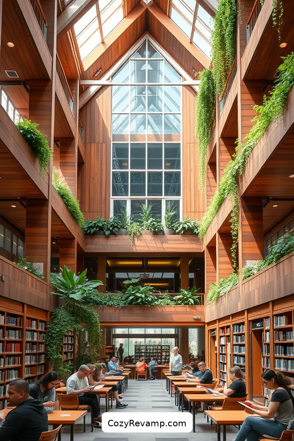 The Salt Lake City Public Library, Salt Lake City, Utah for 25 Inspiring Mid-Century Modern Libraries With Reclaimed Materials