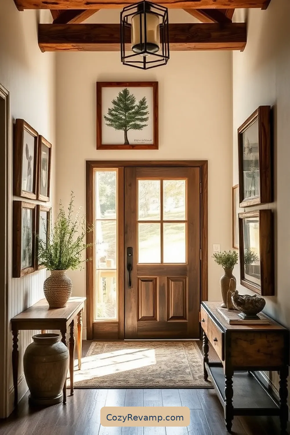 25 Inspiring Rustic Entryway Ideas With Recycled Wood Material 9 Reclaimed Wood Picture Frames for 25 Inspiring Rustic Entryway Ideas With Recycled Wood Material