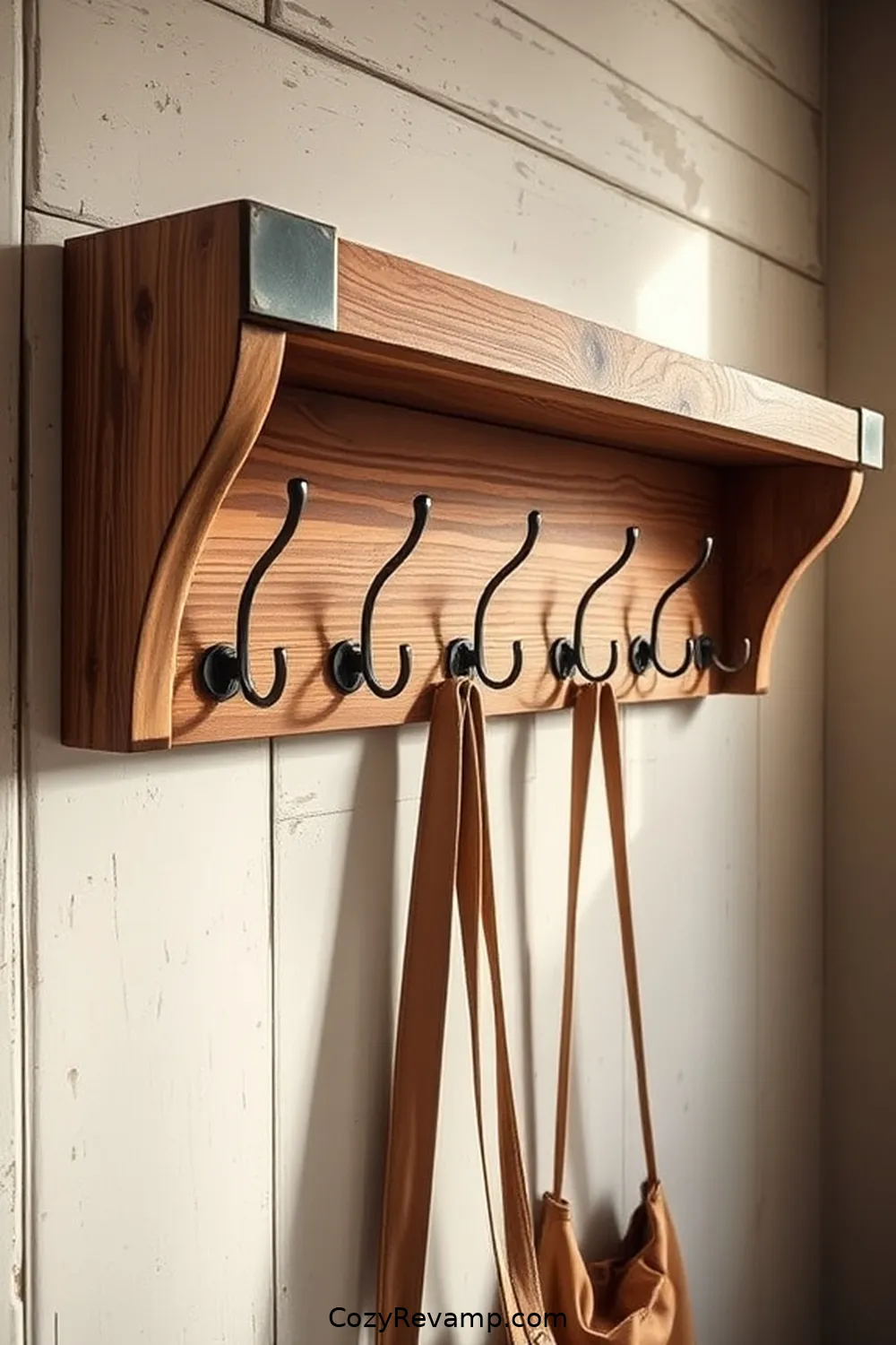 25 Inspiring Rustic Entryway Ideas With Recycled Wood Material 3 Rustic Coat Rack With Hooks for 25 Inspiring Rustic Entryway Ideas With Recycled Wood Material