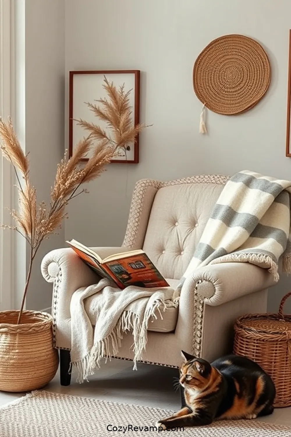 Create a Cozy Reading Nook for 25 Key Elements for a Mid-Century Modern Living Room With Natural Fibers