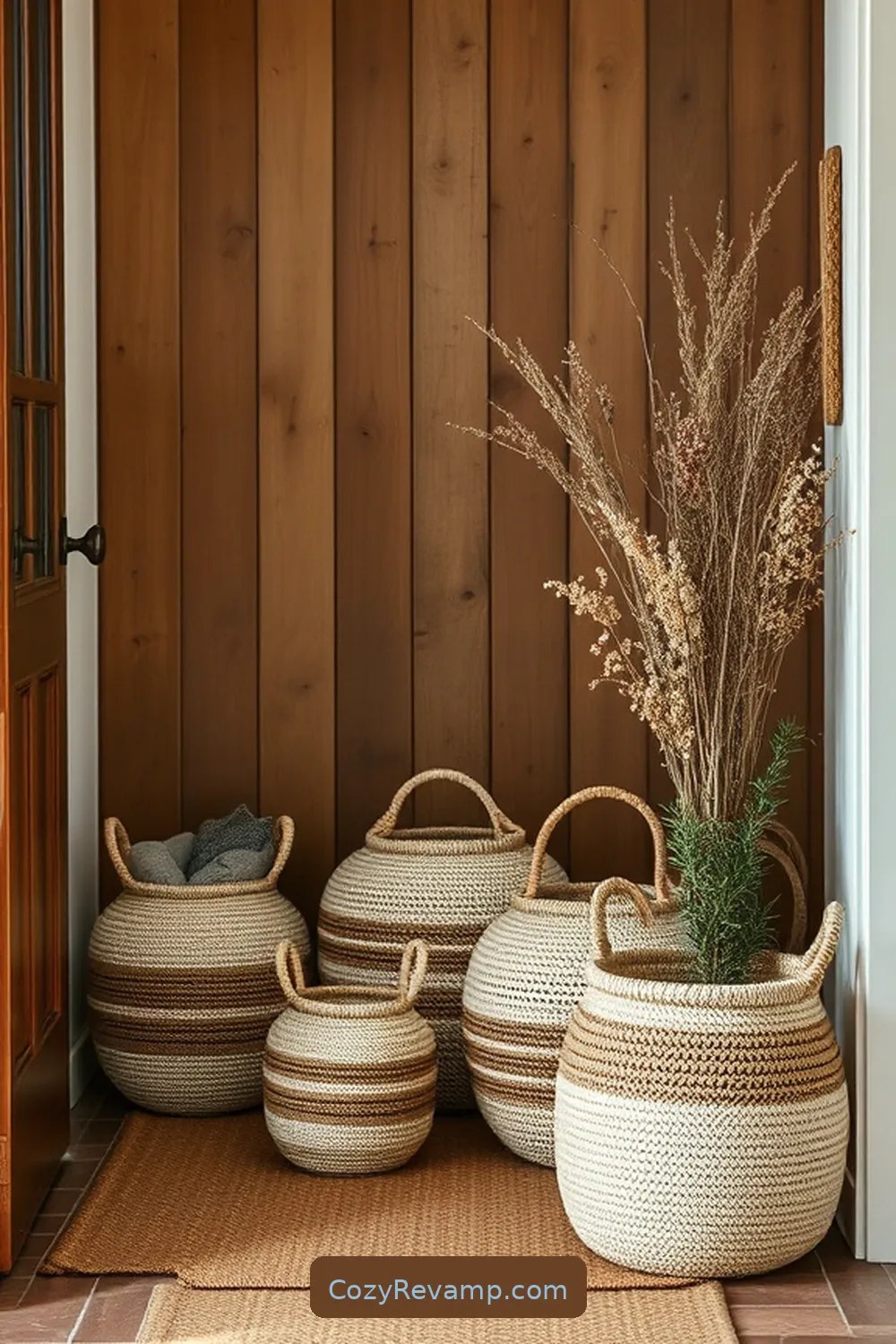 25 Must-Have Organic Cotton Material Decor Pieces for Your Modern Farmhouse Entryway 6 Decorative Baskets for 25 Must-Have Organic Cotton Material Decor Pieces for Your Modern Farmhouse Entryway