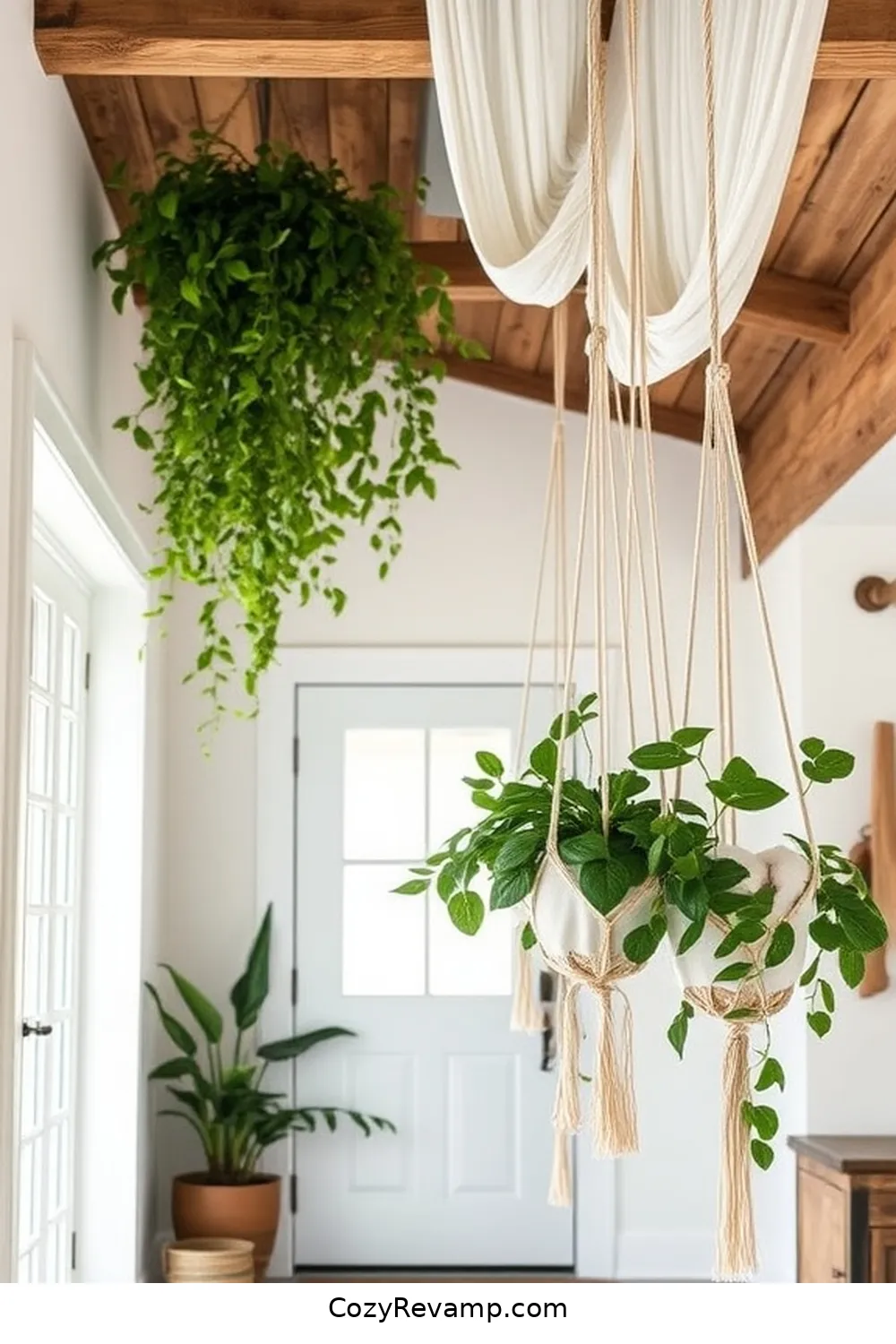 25 Must-Have Organic Cotton Material Decor Pieces for Your Modern Farmhouse Entryway 21 Lovely Plant Hangers for 25 Must-Have Organic Cotton Material Decor Pieces for Your Modern Farmhouse Entryway