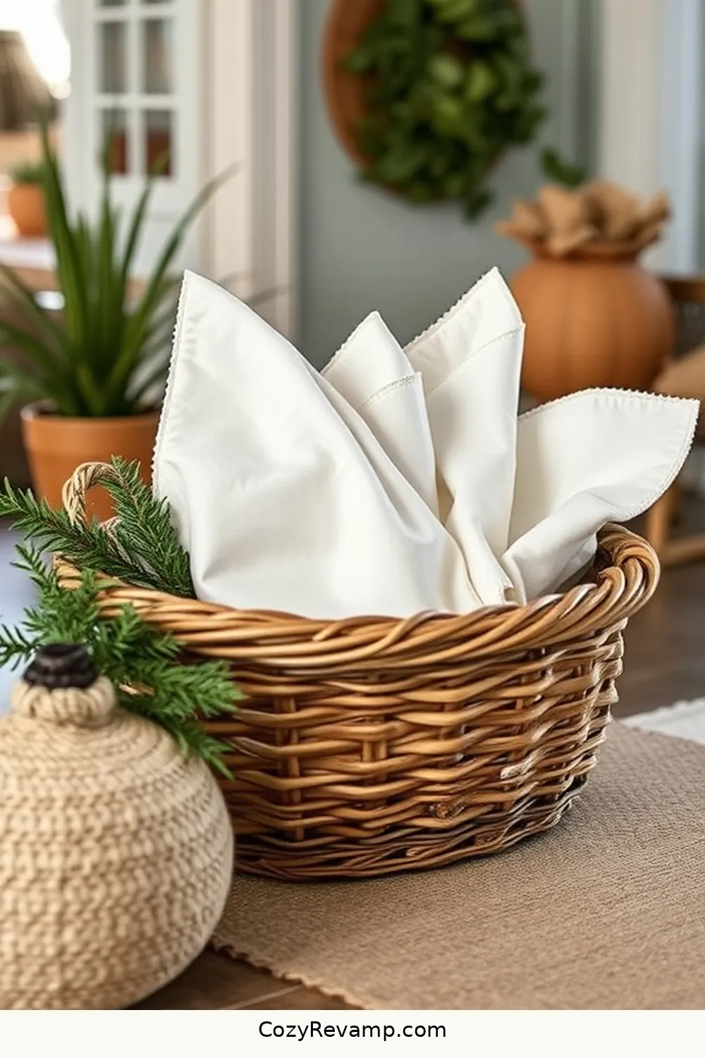 25 Must-Have Organic Cotton Material Decor Pieces for Your Modern Farmhouse Entryway 23 Stylish Napkins for 25 Must-Have Organic Cotton Material Decor Pieces for Your Modern Farmhouse Entryway