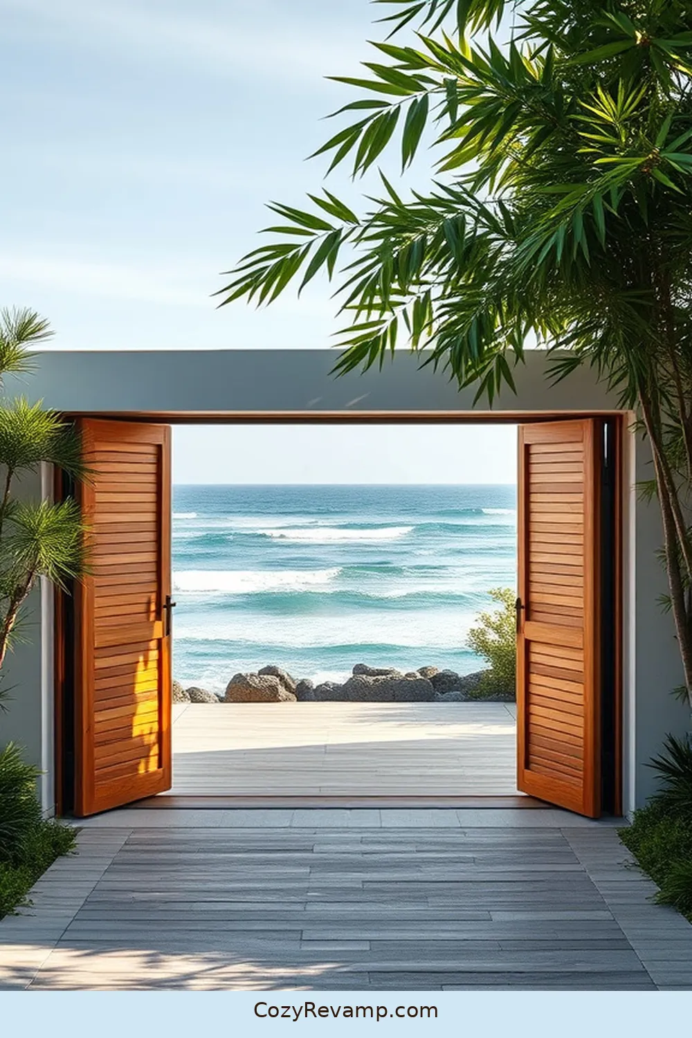 25 Stunning Coastal Garage Designs Featuring Natural Fiber Materials 2 Bamboo-Infused Coastal Garage Design for 25 Stunning Coastal Garage Designs Featuring Natural Fiber Materials