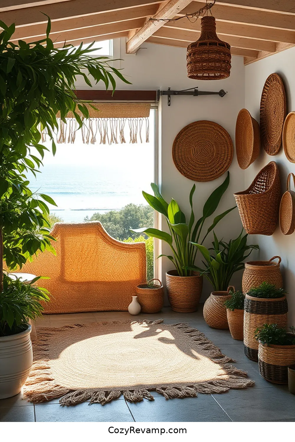 25 Stunning Coastal Garage Designs Featuring Natural Fiber Materials 24 Creative Uses for Jute in Garages for 25 Stunning Coastal Garage Designs Featuring Natural Fiber Materials