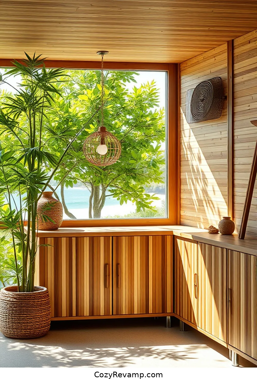 25 Stunning Coastal Garage Designs Featuring Natural Fiber Materials 6 Eco-Friendly Bamboo Storage Solutions for 25 Stunning Coastal Garage Designs Featuring Natural Fiber Materials