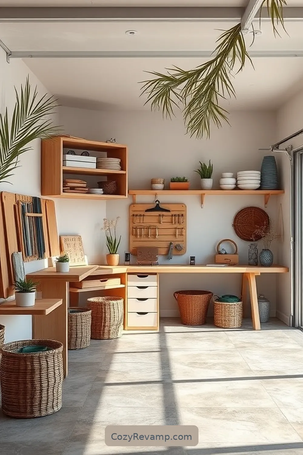 25 Stunning Coastal Garage Designs Featuring Natural Fiber Materials 18 Functional Workspaces With Bamboo Elements for 25 Stunning Coastal Garage Designs Featuring Natural Fiber Materials