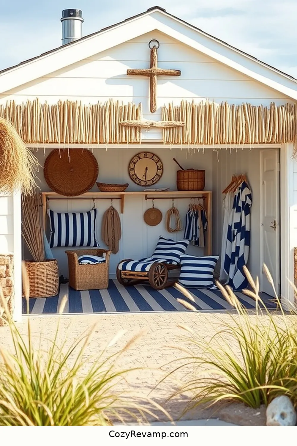25 Stunning Coastal Garage Designs Featuring Natural Fiber Materials 8 Nautical Themes With Natural Fibers for 25 Stunning Coastal Garage Designs Featuring Natural Fiber Materials