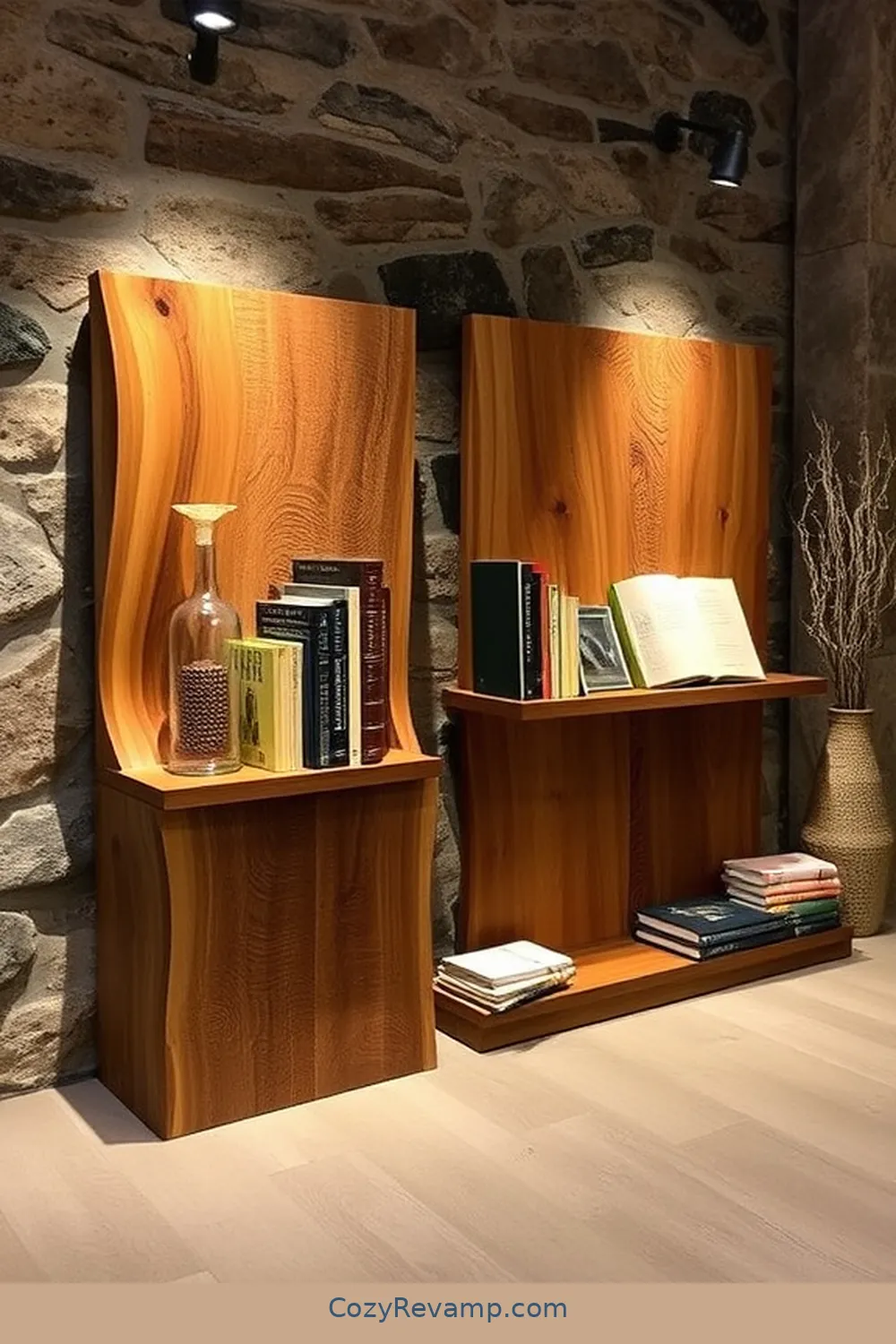 25 Stunning Modern Farmhouse Library Ideas Using Recycled Wood Materials 20 Handcrafted Wood Book Displays for 25 Stunning Modern Farmhouse Library Ideas Using Recycled Wood Materials