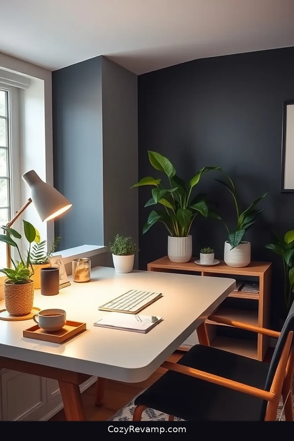 Bamboo Desk Accessories for a Cohesive Look for 25 Ways to Create a Mid-Century Modern Home Office With Bamboo Material