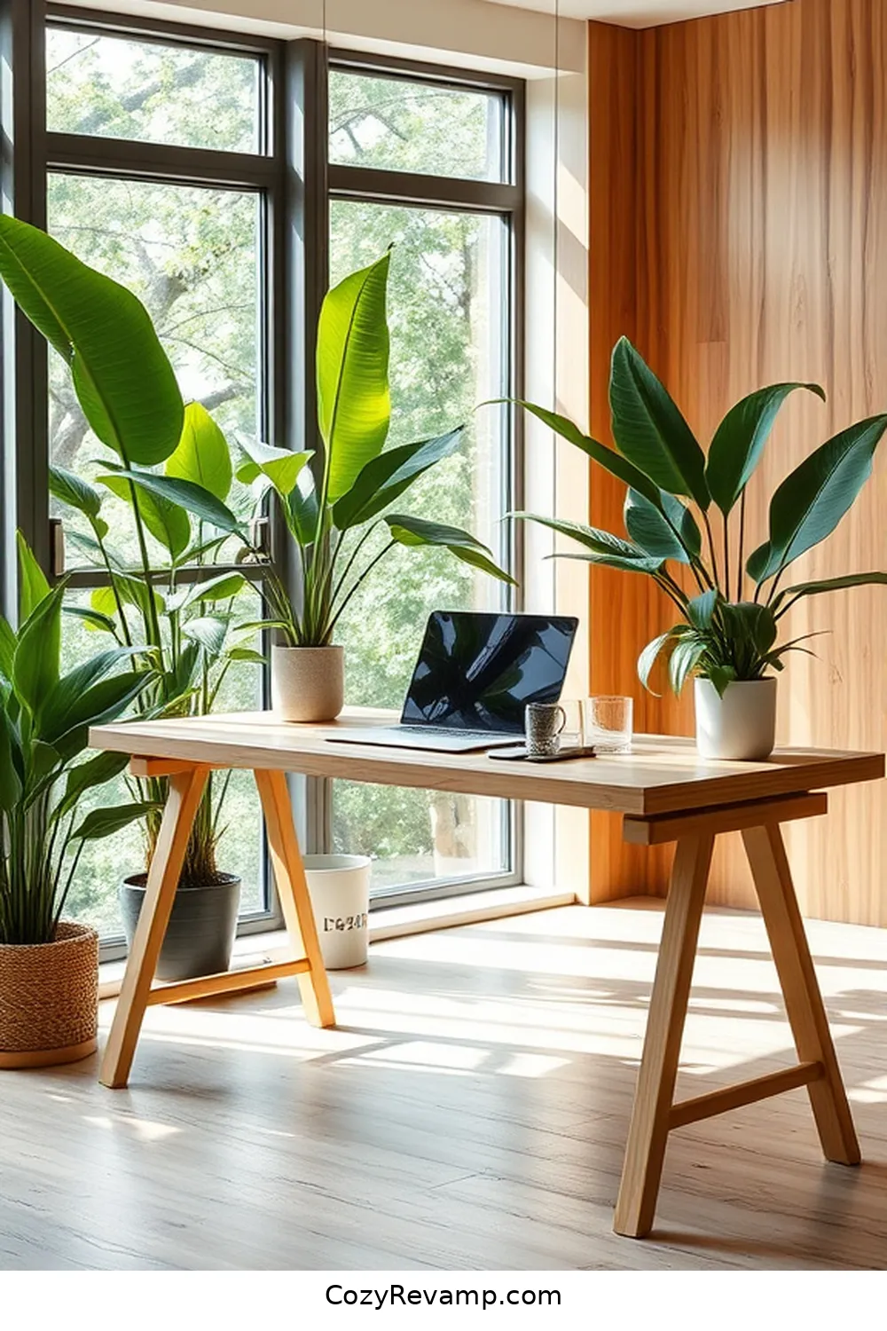 Bamboo Desk Designs for a Minimalist Look for 25 Ways to Create a Mid-Century Modern Home Office With Bamboo Material