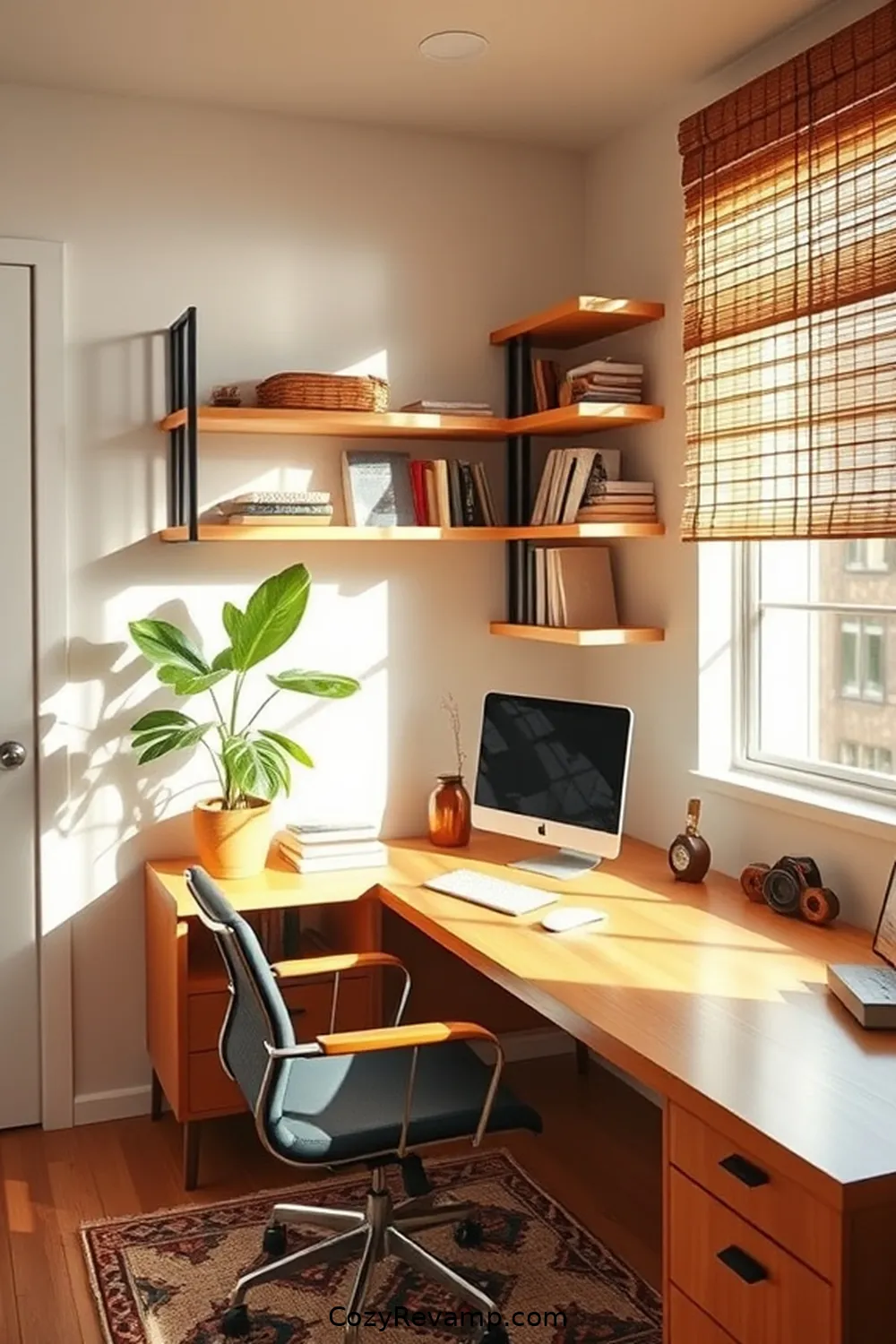 Incorporating Bamboo in Your Tech Setup for 25 Ways to Create a Mid-Century Modern Home Office With Bamboo Material