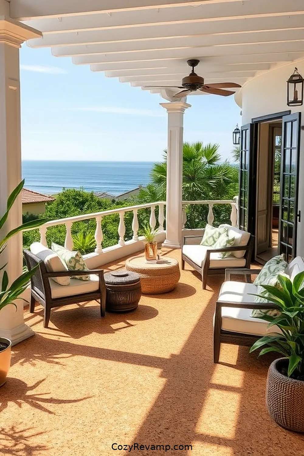25 Ways to Design a Coastal Outdoor Patio With Cork Material 2 Cork Flooring for a Soft and Comfortable Surface for 25 Ways to Design a Coastal Outdoor Patio With Cork Material