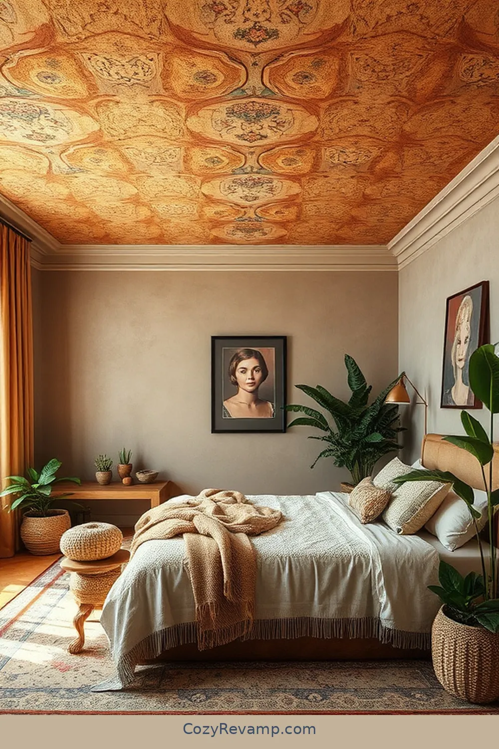 25 Ways to Incorporate Cork Material in Your Bohemian Bedroom 23 Cork Ceiling Tiles for Unique Design for 25 Ways to Incorporate Cork Material in Your Bohemian Bedroom