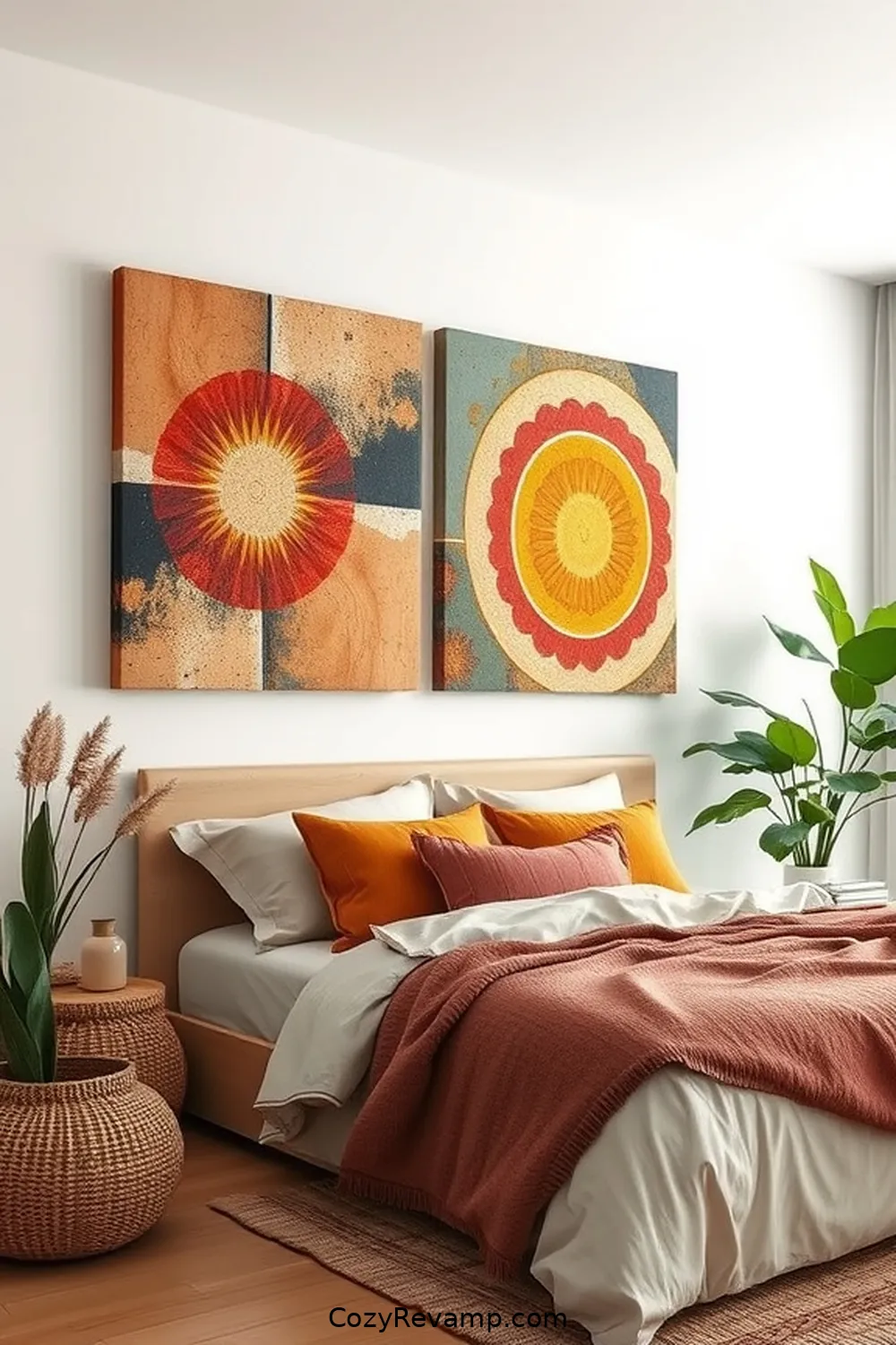 25 Ways to Incorporate Cork Material in Your Bohemian Bedroom 11 Cork Wall Art for Creative Expression for 25 Ways to Incorporate Cork Material in Your Bohemian Bedroom