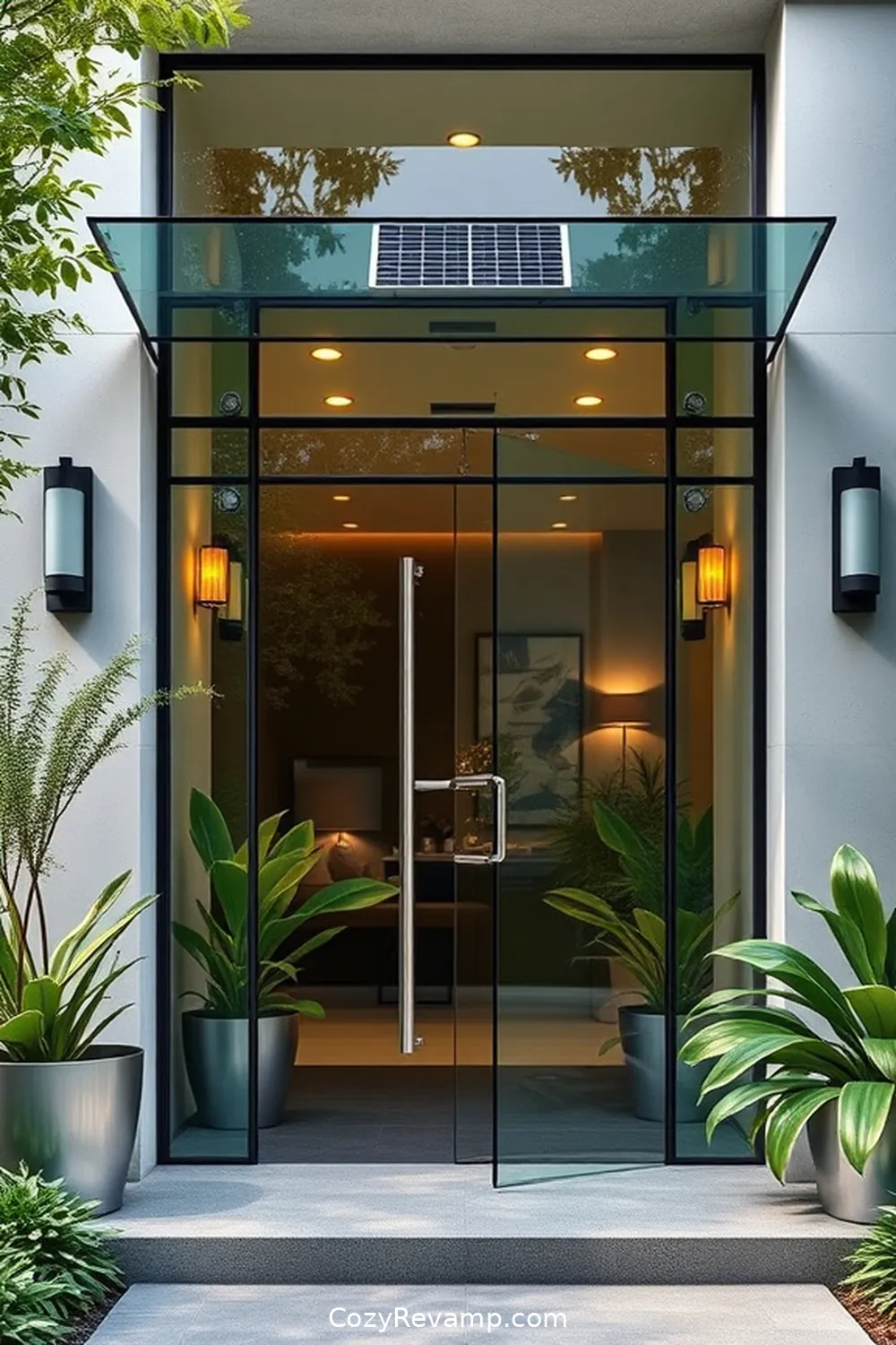 Best Materials for Industrial Entryway With Solar-Powered Lights 8 Low-Maintenance Glass Features for Best Materials for Industrial Entryway With Solar-Powered Lights