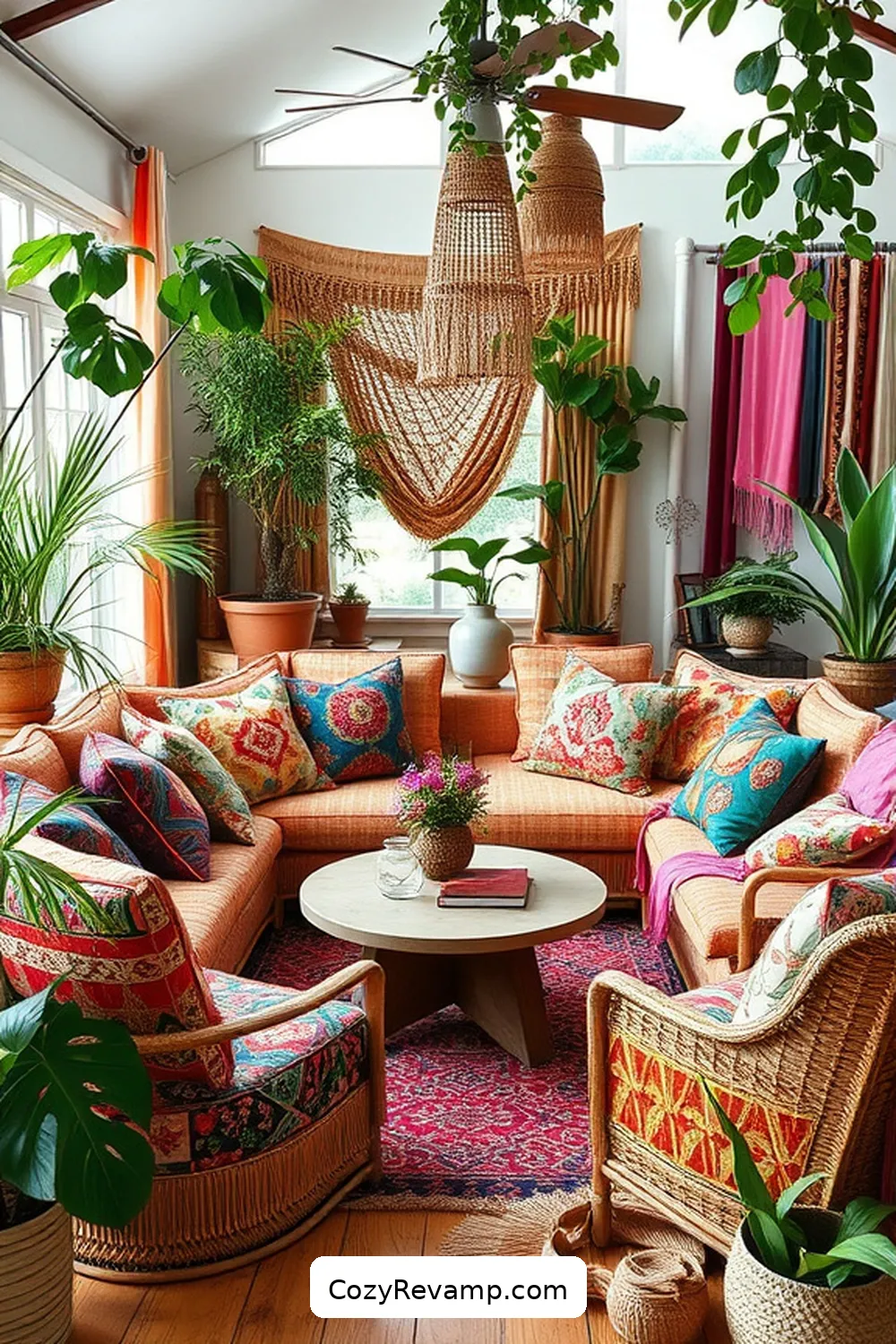 Crafting a Bohemian Living Room With Upcycled Fabric Material 4 Sourcing Upcycled Fabrics for Crafting a Bohemian Living Room With Upcycled Fabric Material