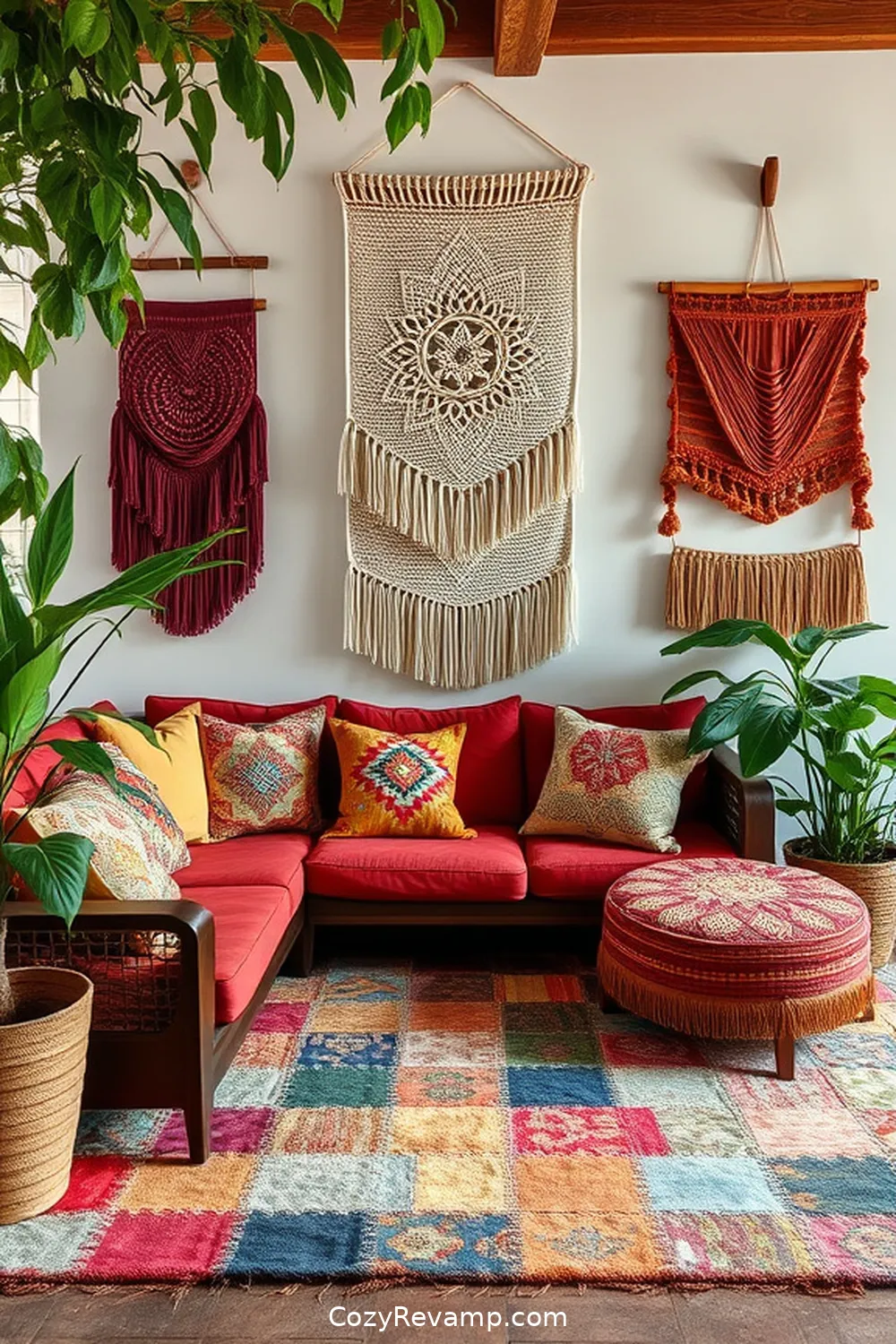 Crafting a Bohemian Living Room With Upcycled Fabric Material 3 The Benefits of Using Upcycled Fabrics for Crafting a Bohemian Living Room With Upcycled Fabric Material