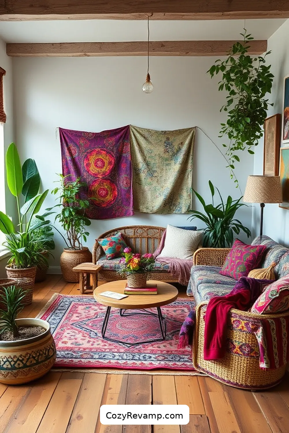 Crafting a Bohemian Living Room With Upcycled Fabric Material 2 Understanding Bohemian Style for Crafting a Bohemian Living Room With Upcycled Fabric Material