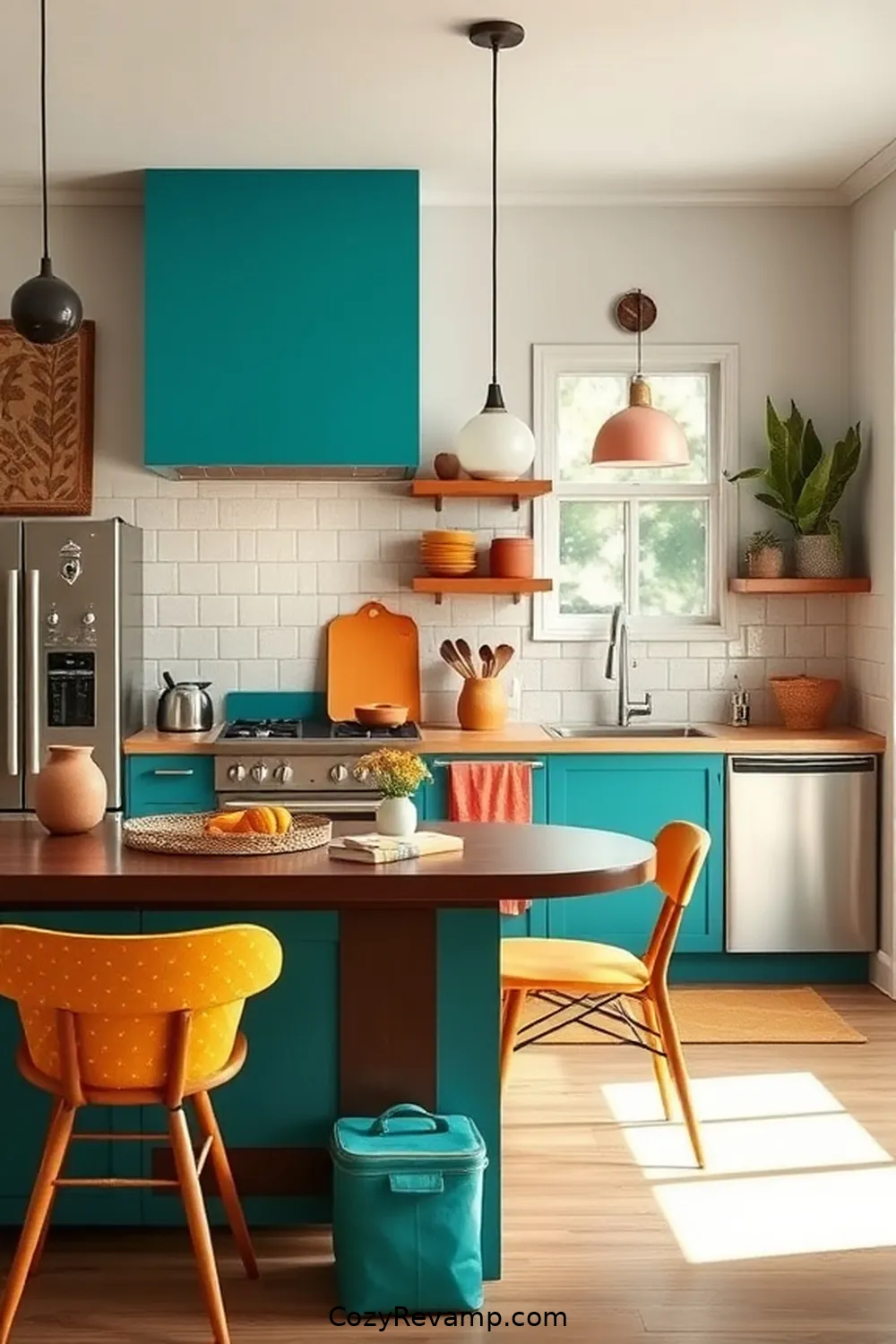 Crafting a Mid-Century Modern Kitchen With Upcycled Fabric Materials: DIY Tips 3 Choosing the Right Color Palette for Crafting a Mid-Century Modern Kitchen With Upcycled Fabric Materials: DIY Tips