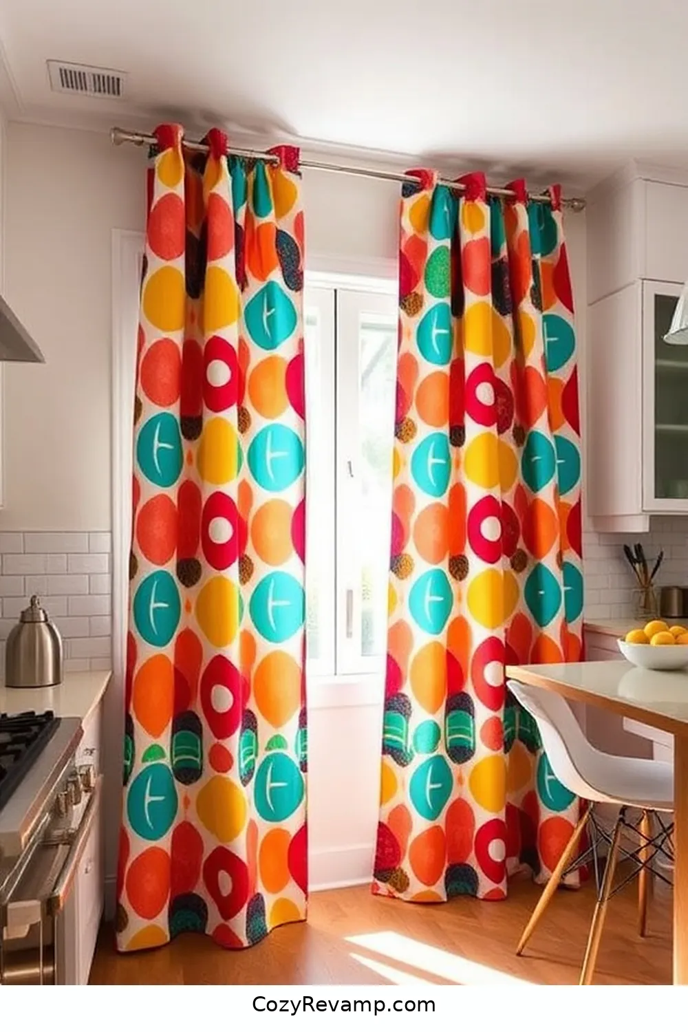 Crafting a Mid-Century Modern Kitchen With Upcycled Fabric Materials: DIY Tips 7 Designing Custom Curtains and Drapes for Crafting a Mid-Century Modern Kitchen With Upcycled Fabric Materials: DIY Tips