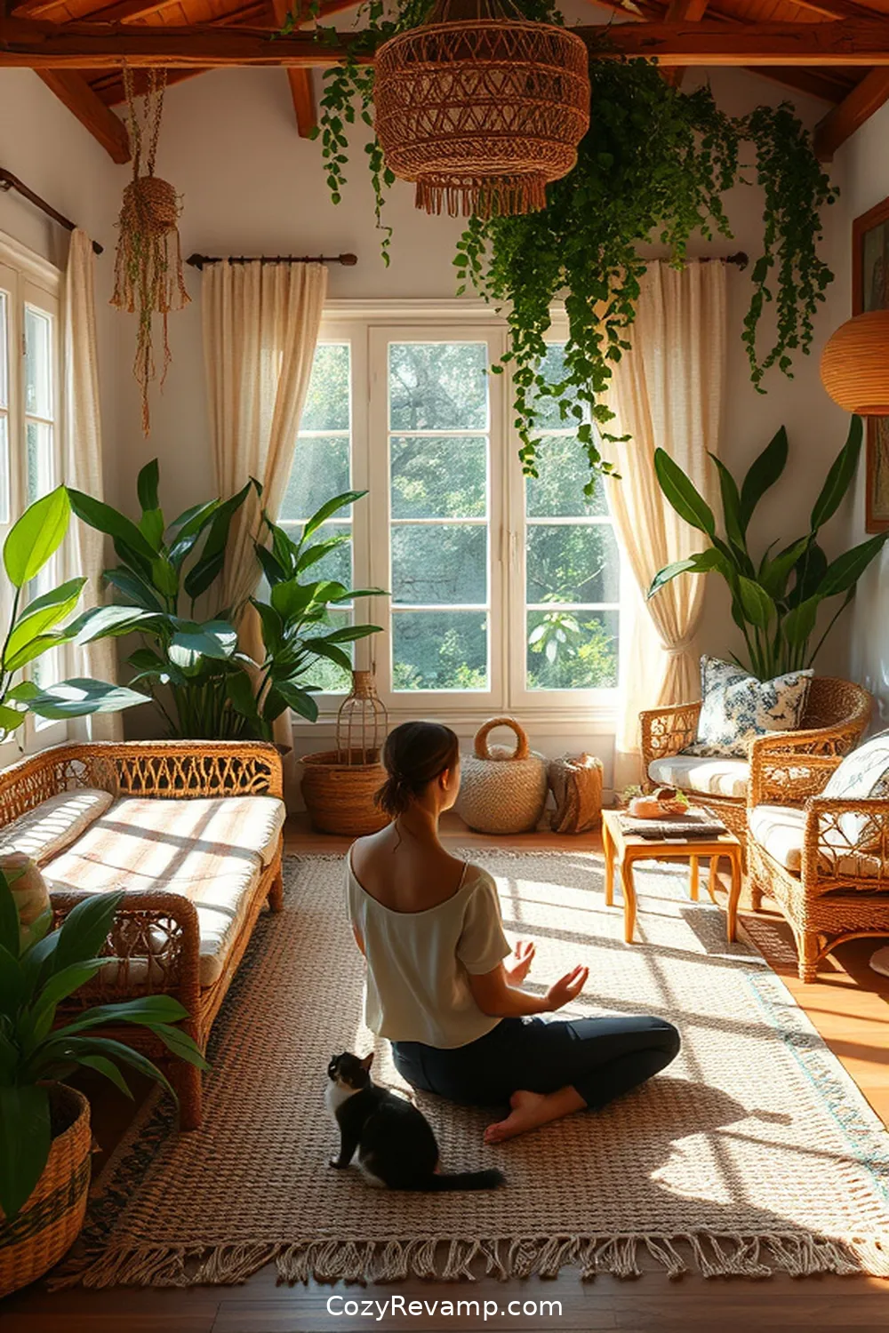 Understanding the Bohemian Aesthetic for Create a Bohemian Living Room With Natural Fiber Materials