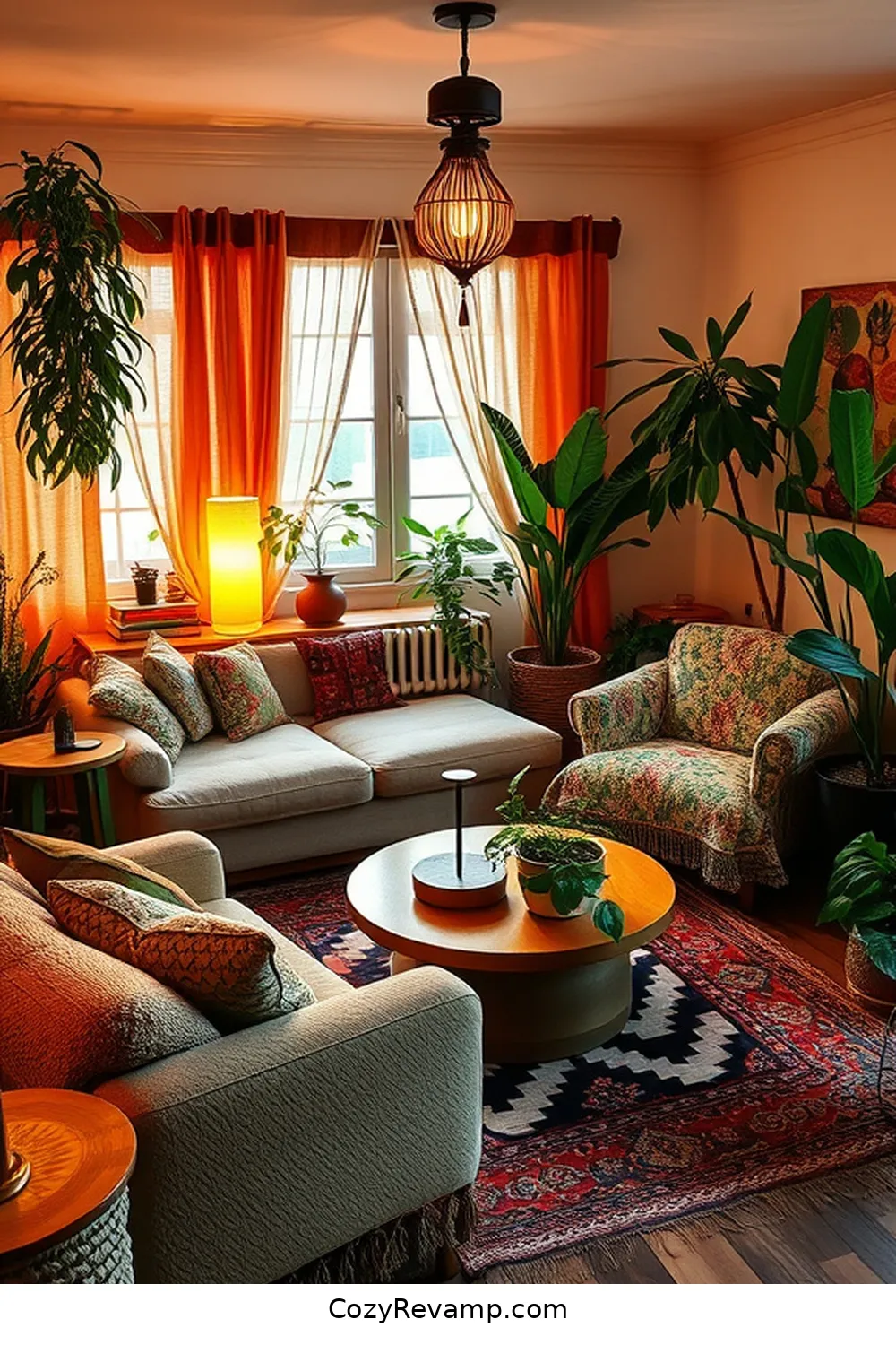 Create a Bohemian Living Room With Solar-Powered Lights 8 Arranging Furniture for Comfort and Flow for Create a Bohemian Living Room With Solar-Powered Lights
