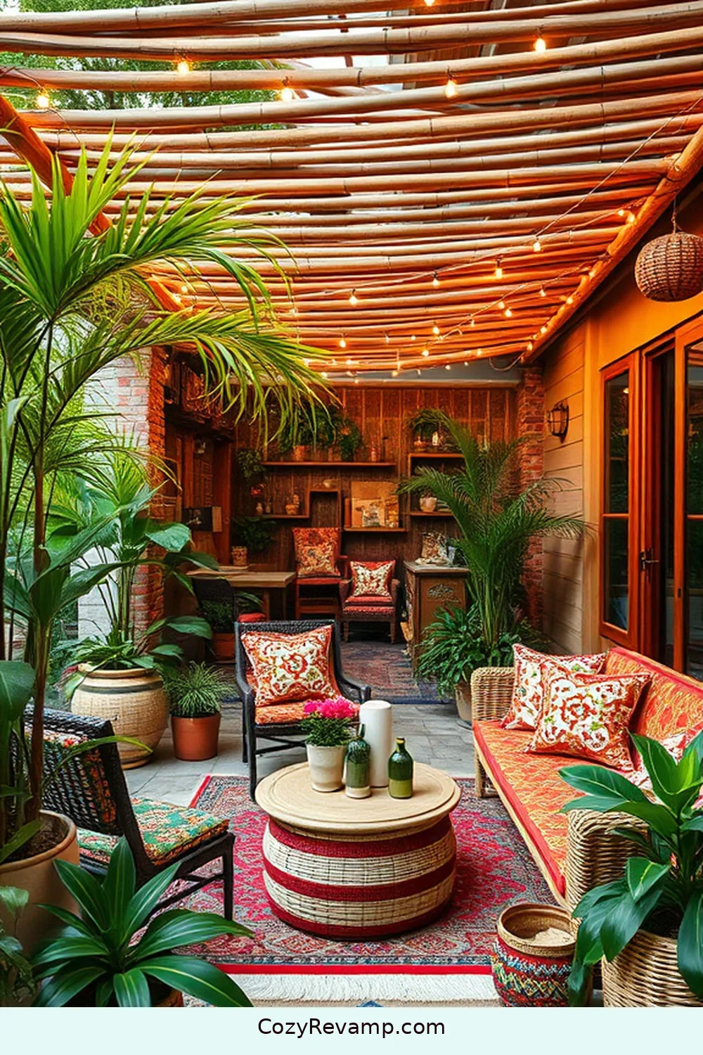 Create a Bohemian Outdoor Patio With Bamboo Material 15 Inspiring Examples of Bamboo Bohemian Patios for Create a Bohemian Outdoor Patio With Bamboo Material