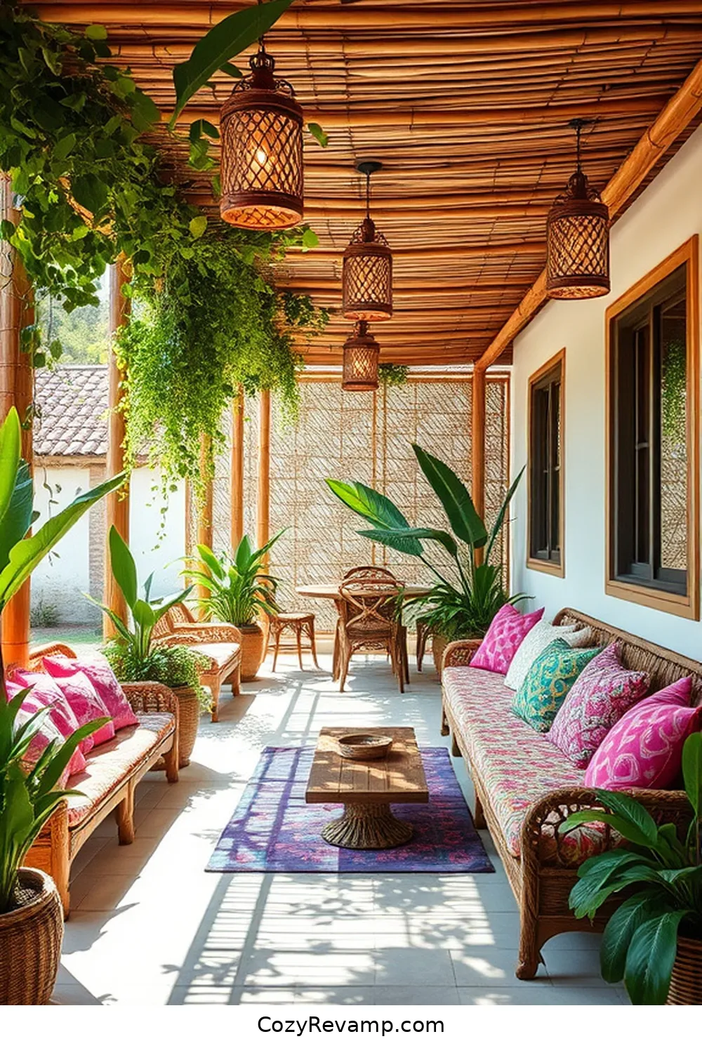 Create a Bohemian Outdoor Patio With Bamboo Material 11 Styling Your Bamboo Patio With Accessories for Create a Bohemian Outdoor Patio With Bamboo Material