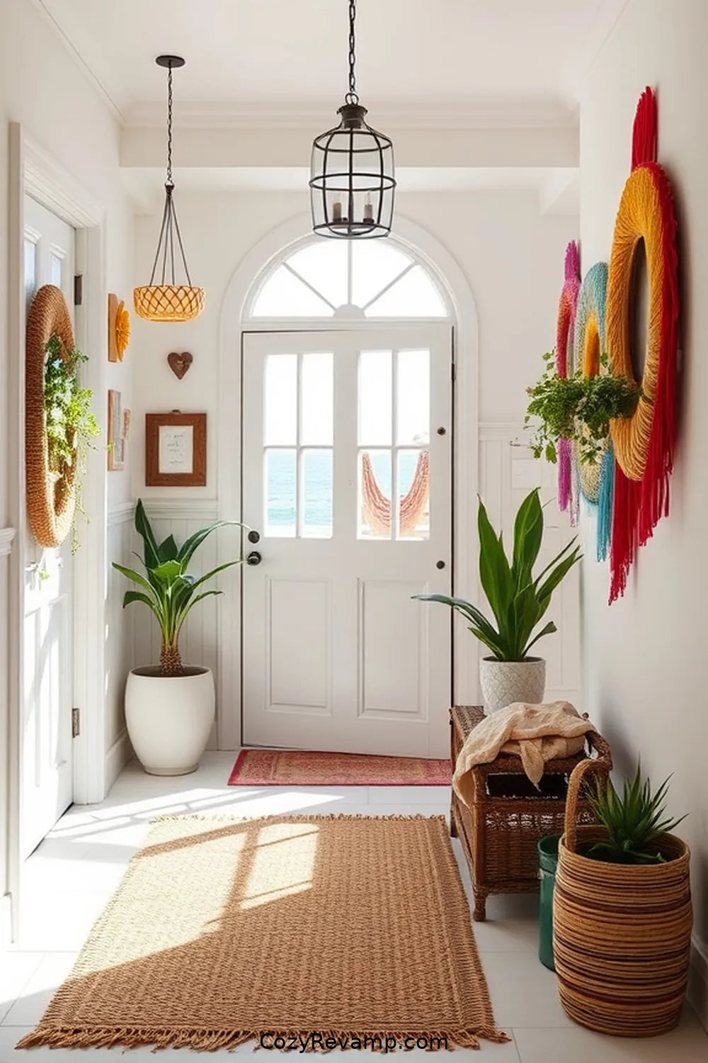 Tips for Maintaining Your Upcycled Fabric Decor for Create a Coastal Entryway With Upcycled Fabric Materials