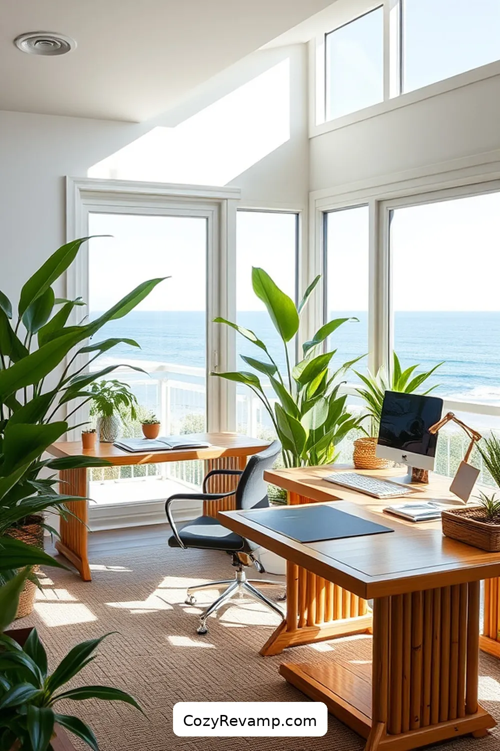Create a Coastal Home Office With Bamboo Materials 4 Bamboo Desks: Stylish and Sustainable Options for Create a Coastal Home Office With Bamboo Materials